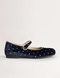 Babies de fête-Pois bleu marine