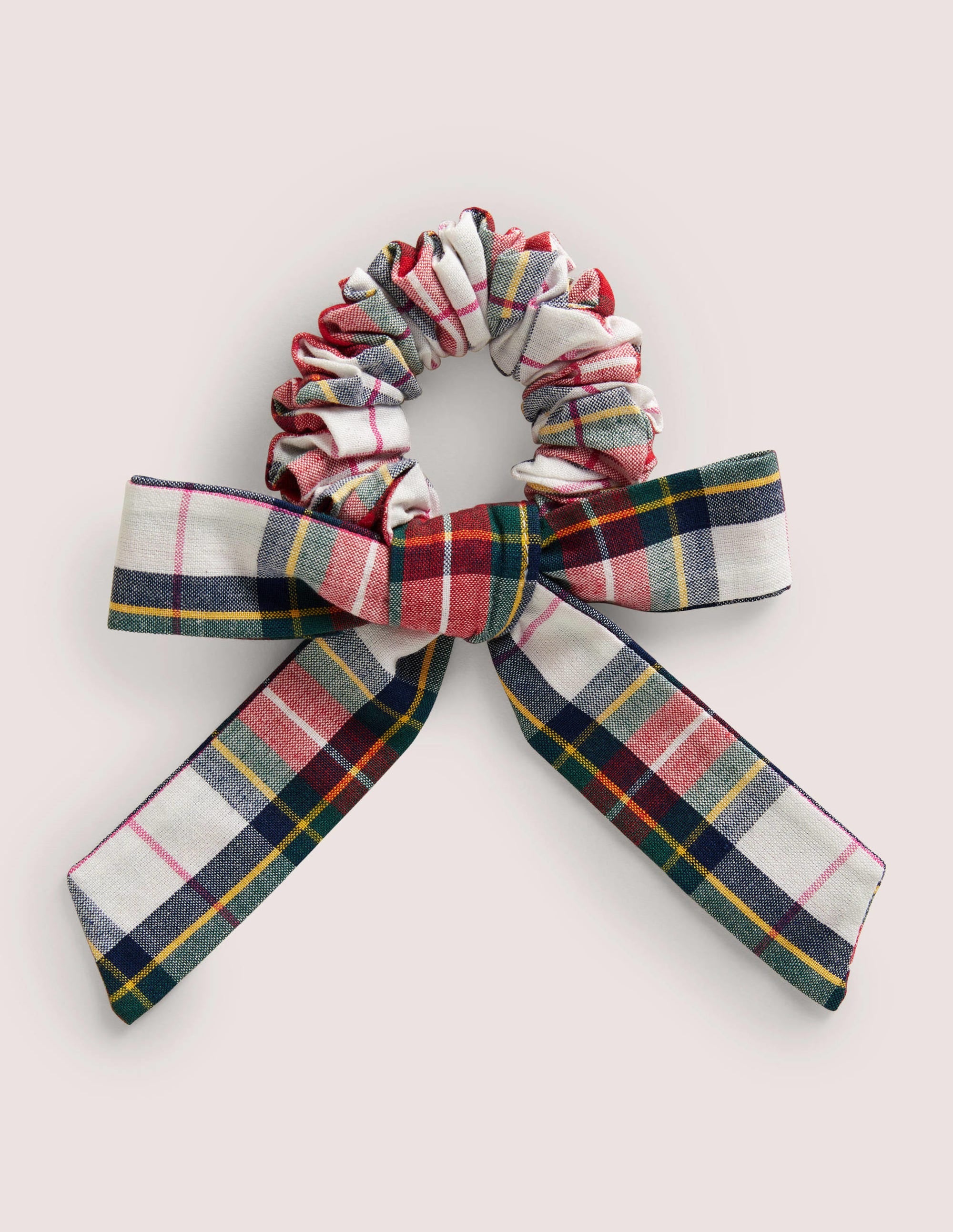 Scrunchie mit Schleife-Bunt, Kariert - Image 1