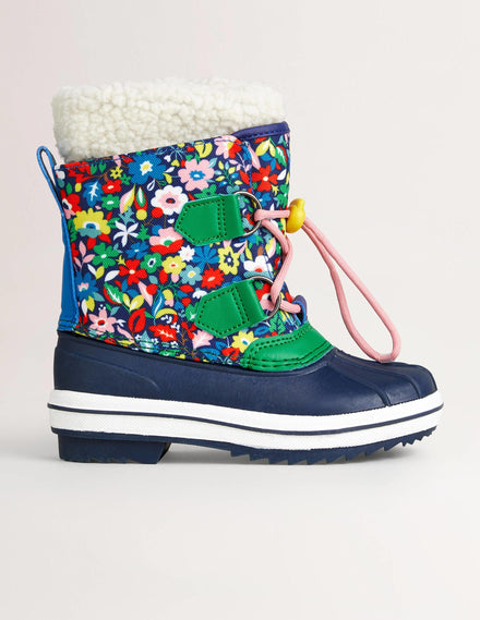 Allwetterstiefel-Bunt, Blumenmuster