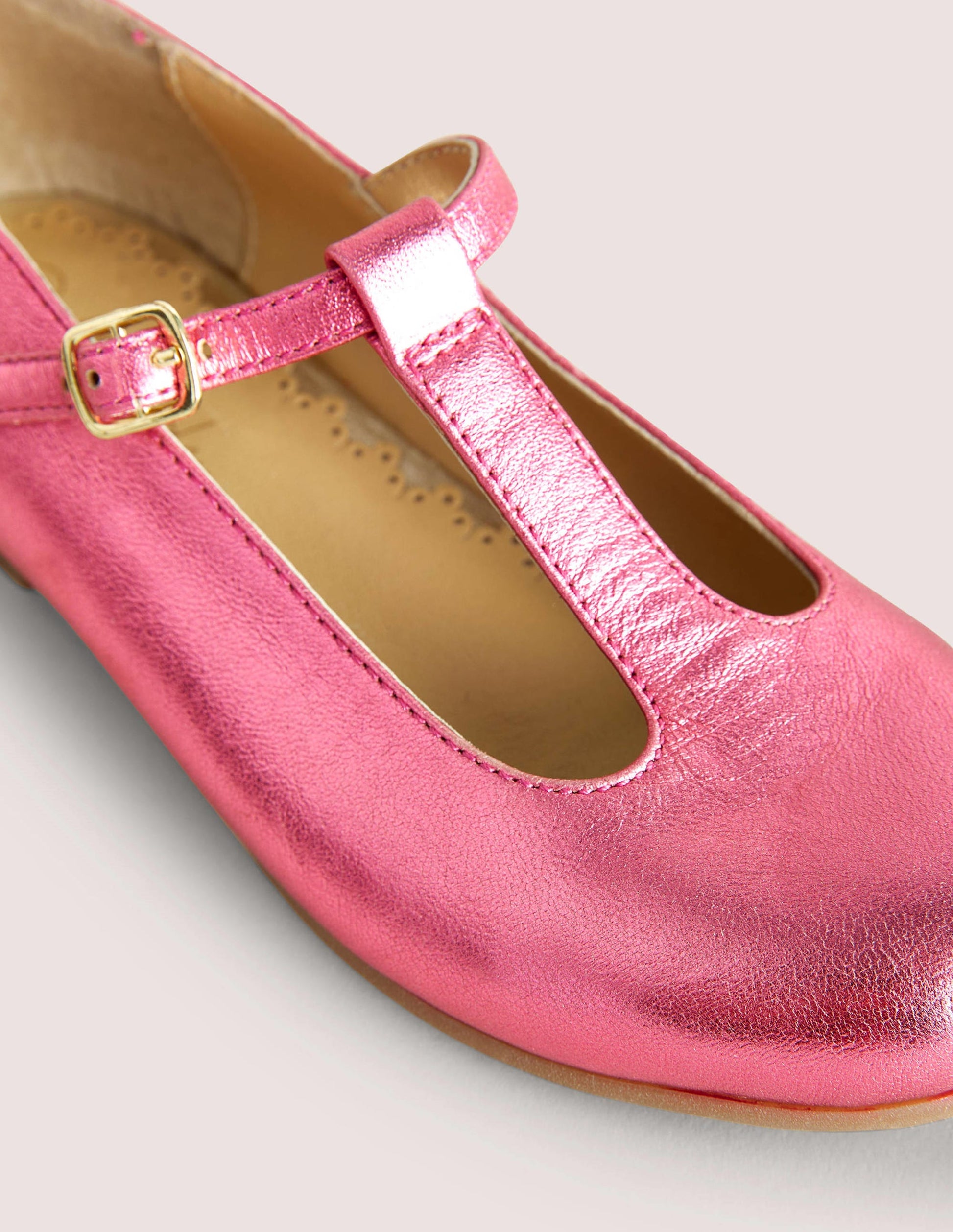 Party-Ballerinas mit T-Steg-Rosa-3