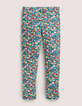 Legging fun et cosy-Motif patchwork floral multi