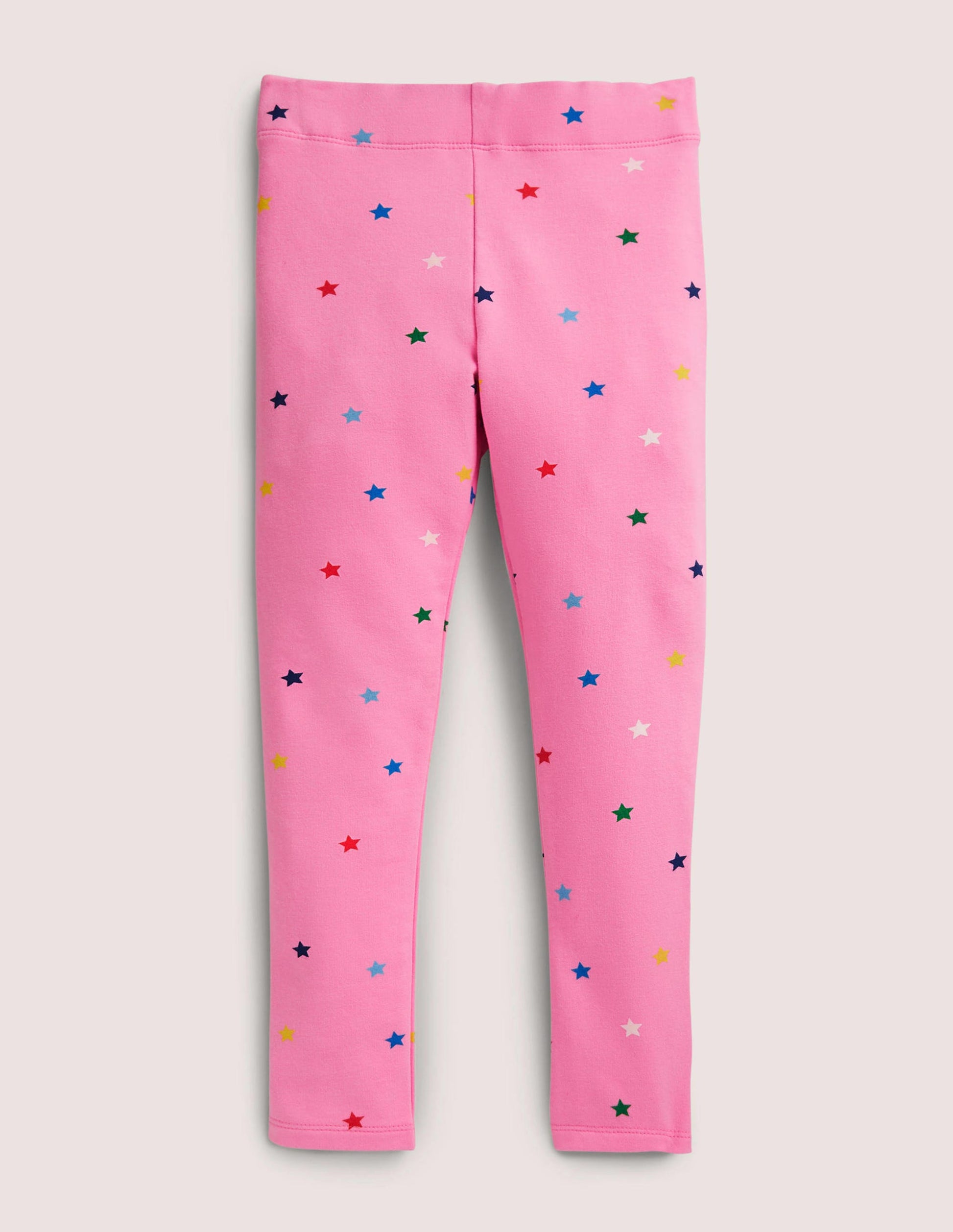 Legging fun et cosy-Étoiles rose pétale vif-1