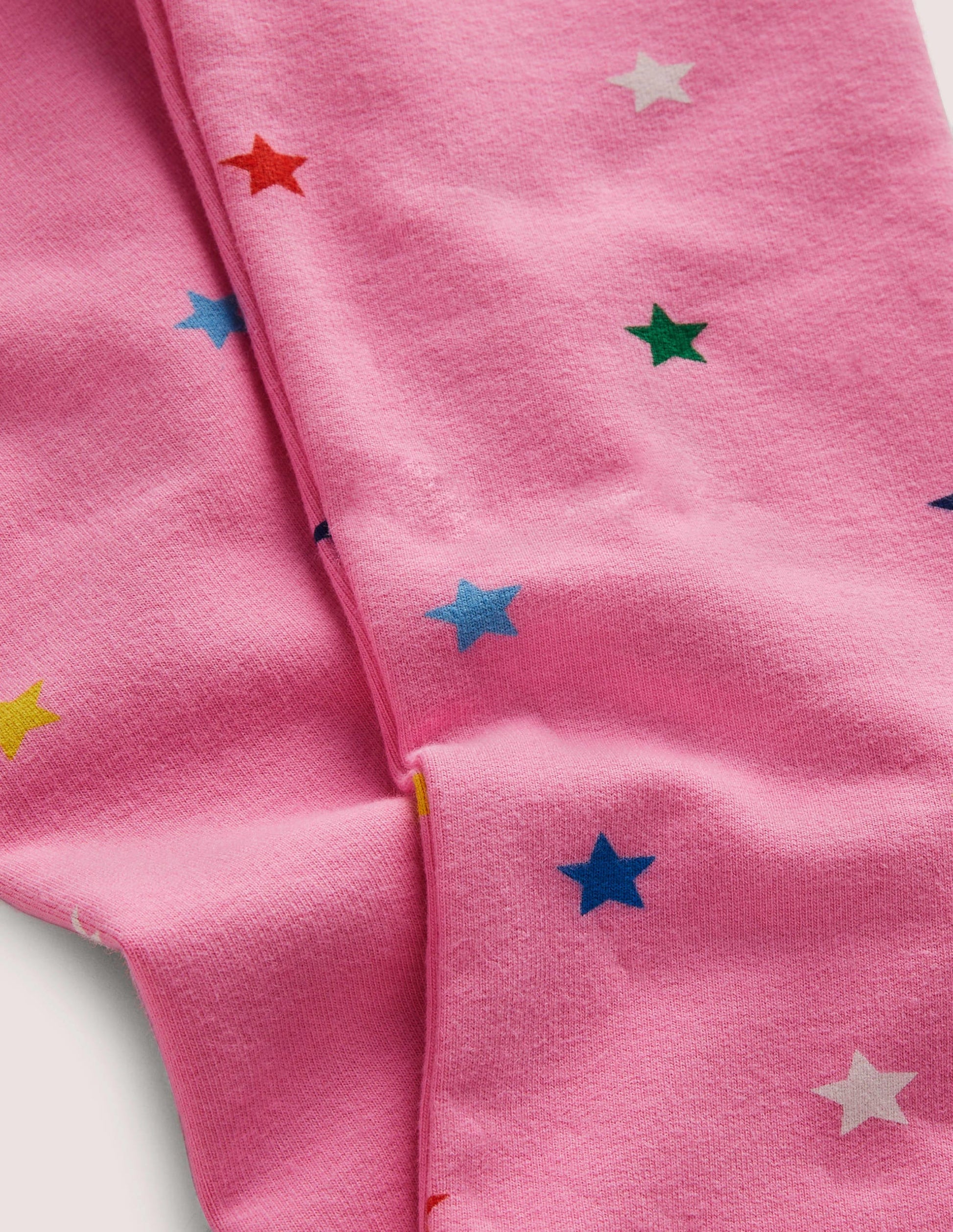 Legging fun et cosy-Étoiles rose pétale vif-3