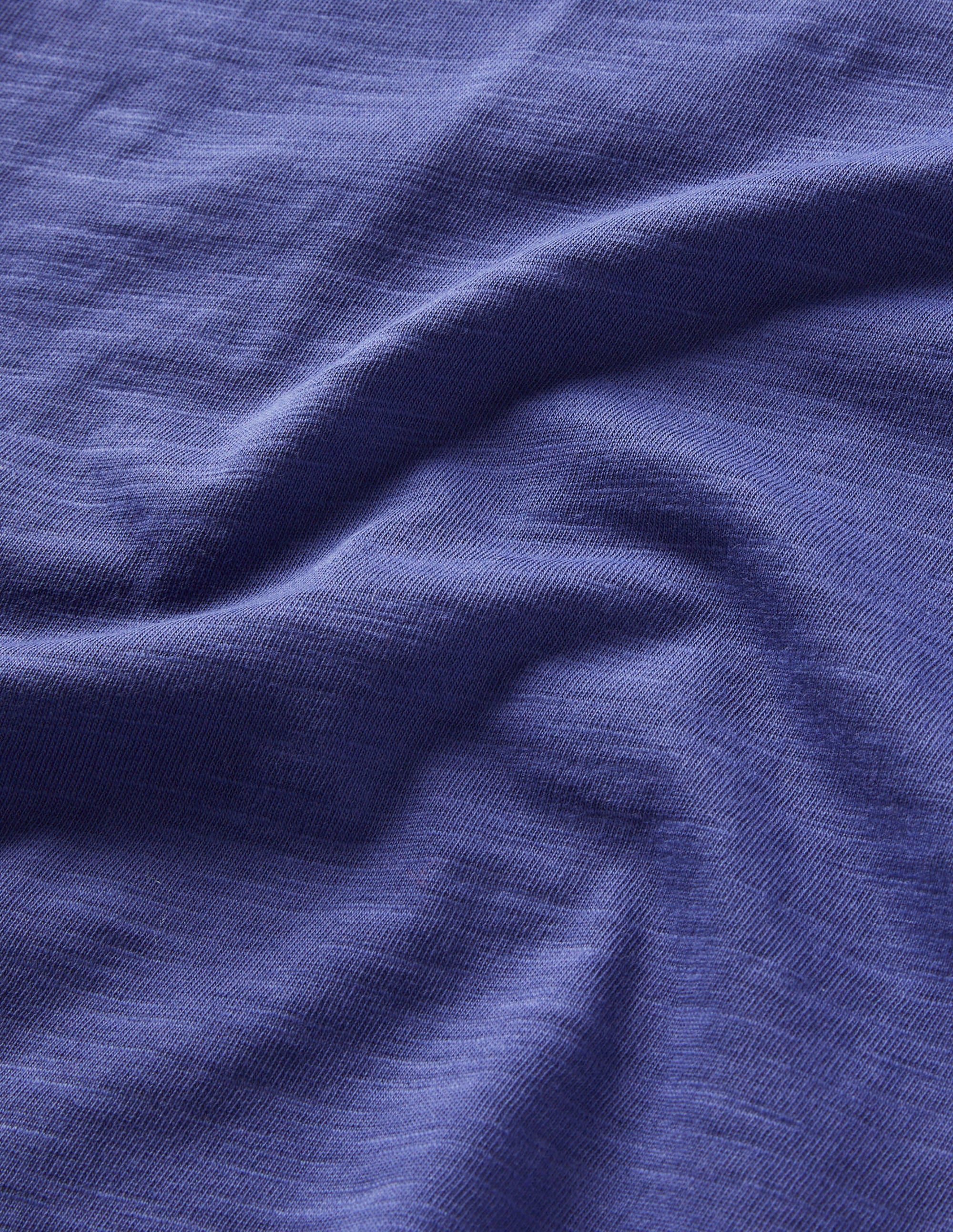 Raglan-Oberteil aus Flammgarn-Segelblau, Metallic - Image 3