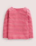 Lustiges Bretonshirt-Re-think Rosa/Delfinrosa