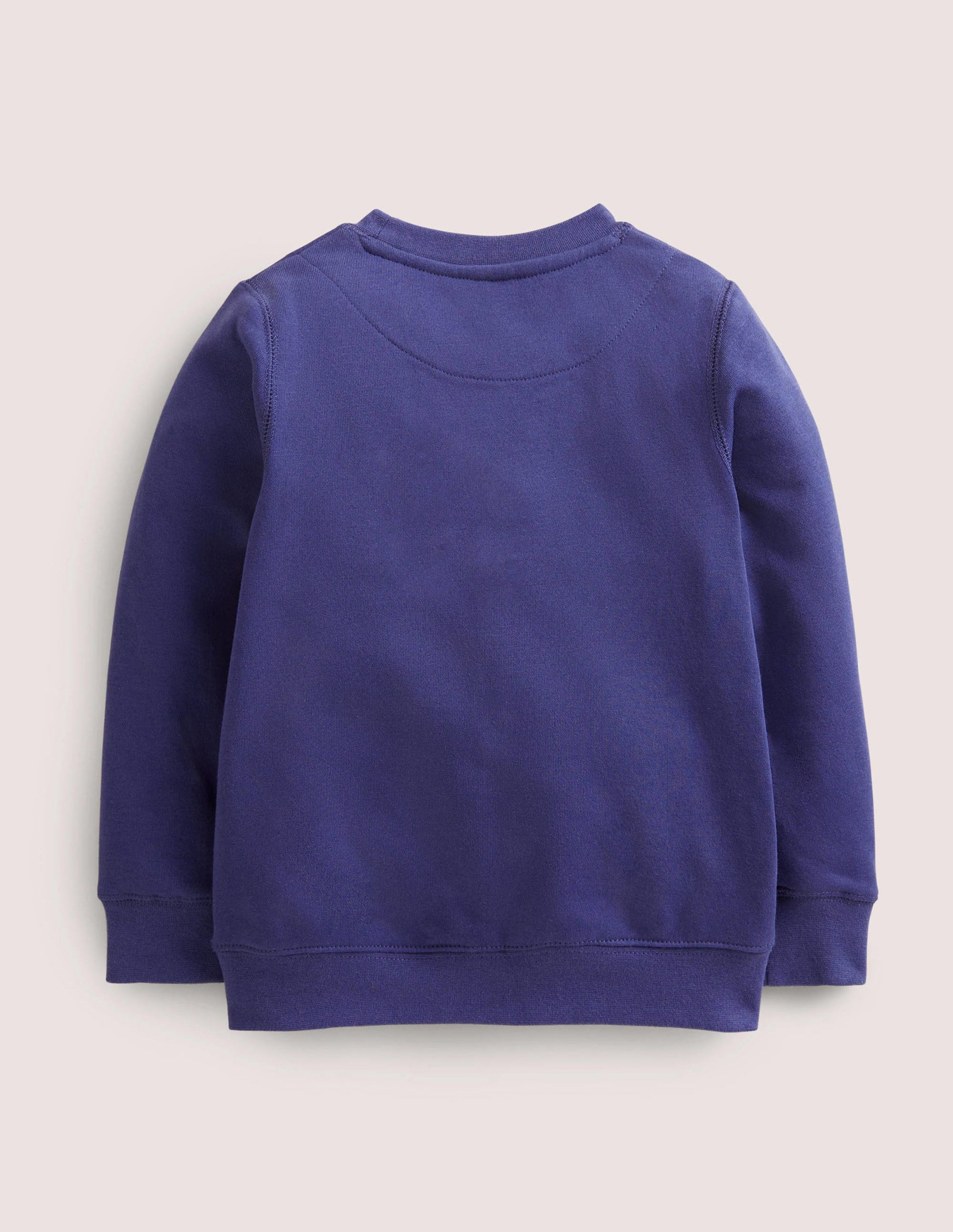 Cosy Appliqué Sweatshirt-Starboard Blue Unicorn-2