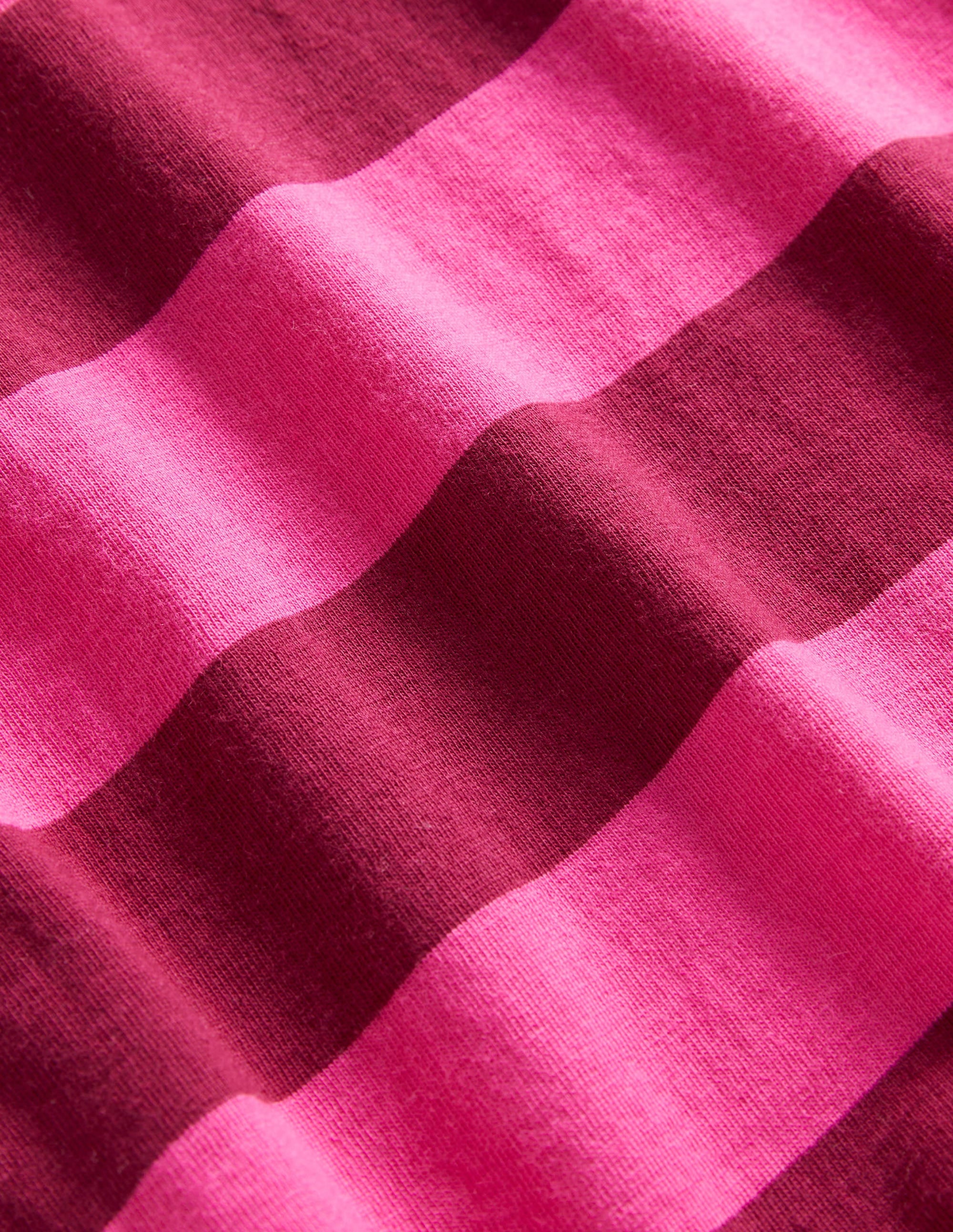 Superweiches Oberteil mit Rollkragen-Pink/Pflaumenviolett - Image 3