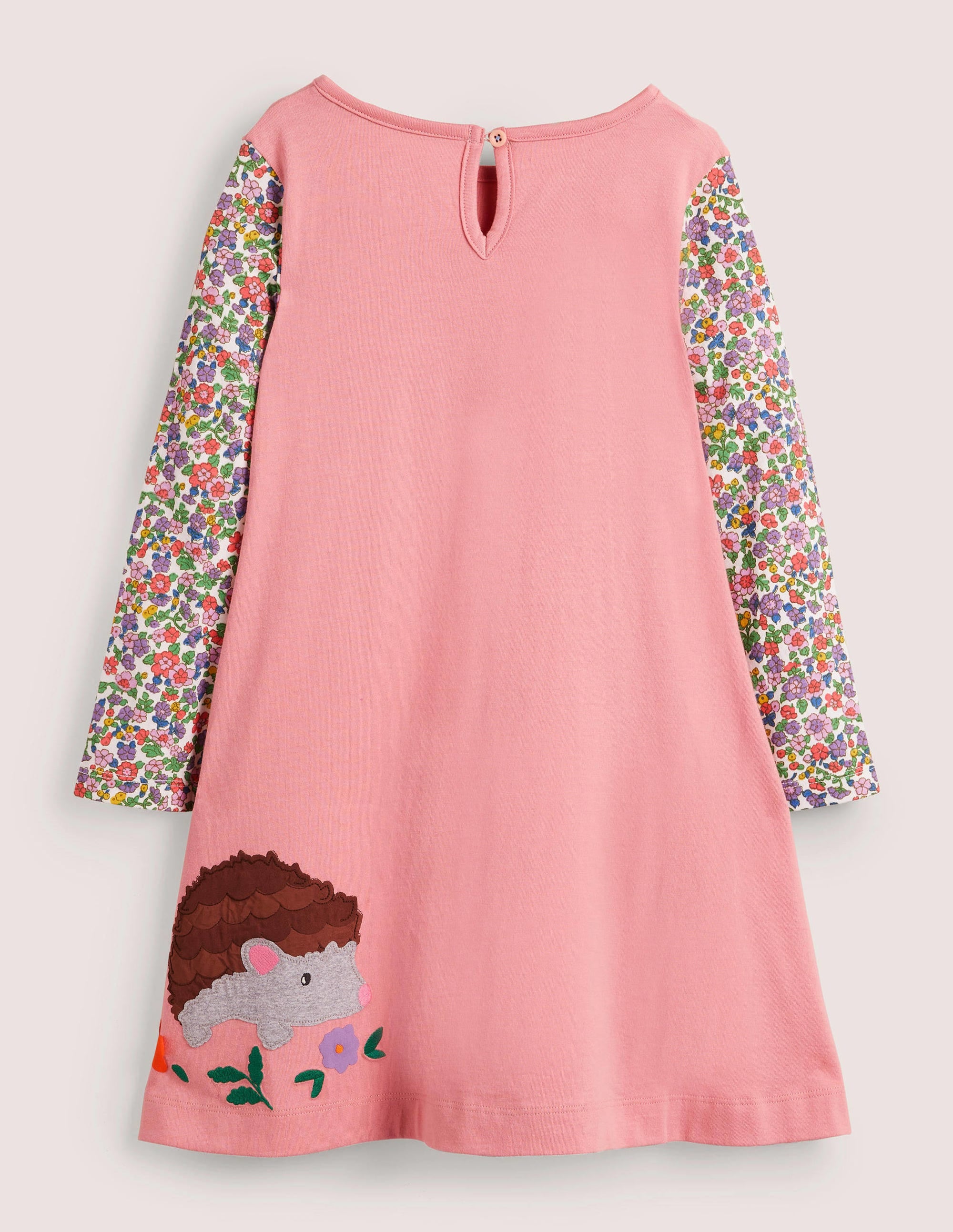 Robe à grand appliqué-Hérissons roses - Image 2