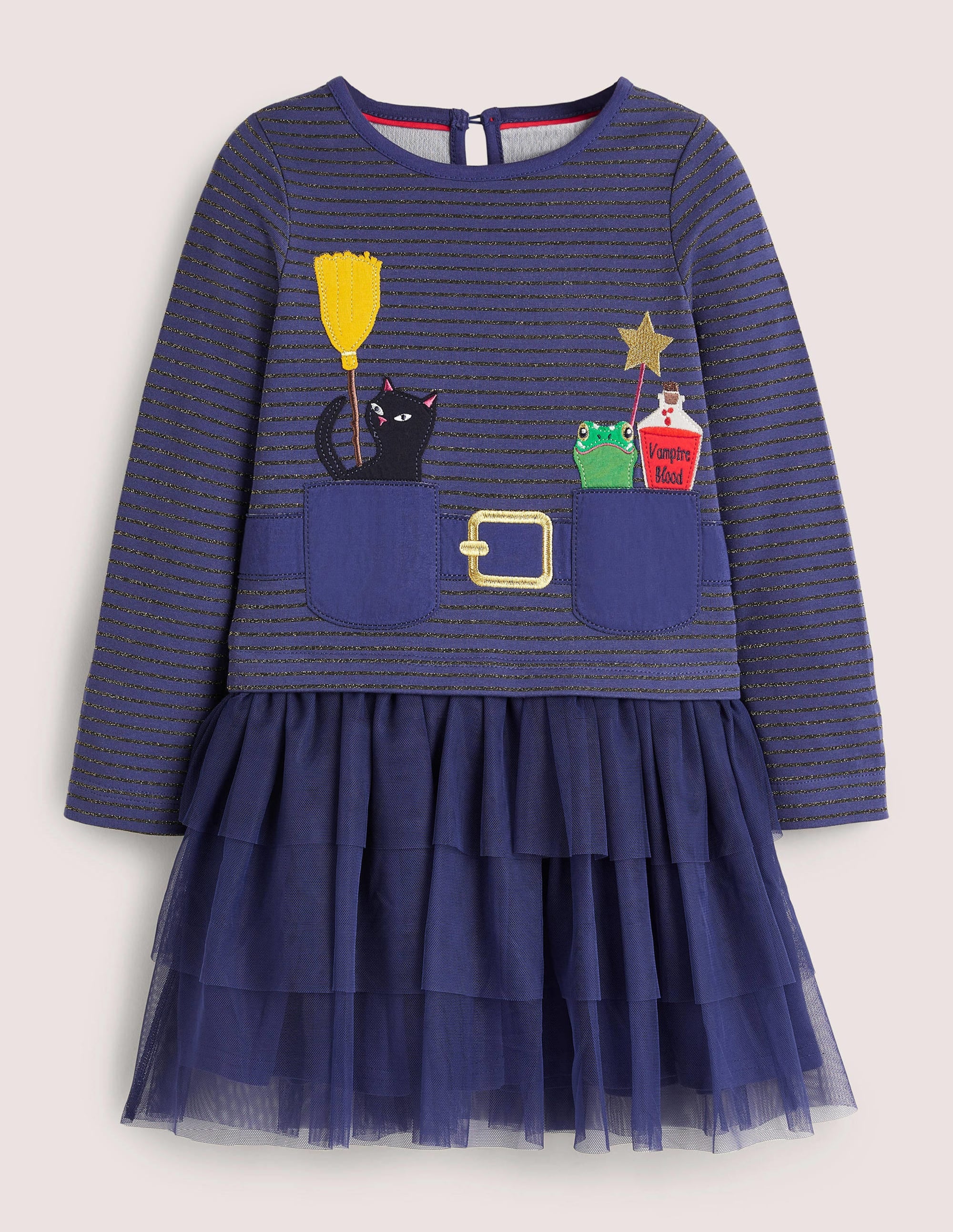 Halloween-Tüllkleid-Segelblau, Hexe - Image 1