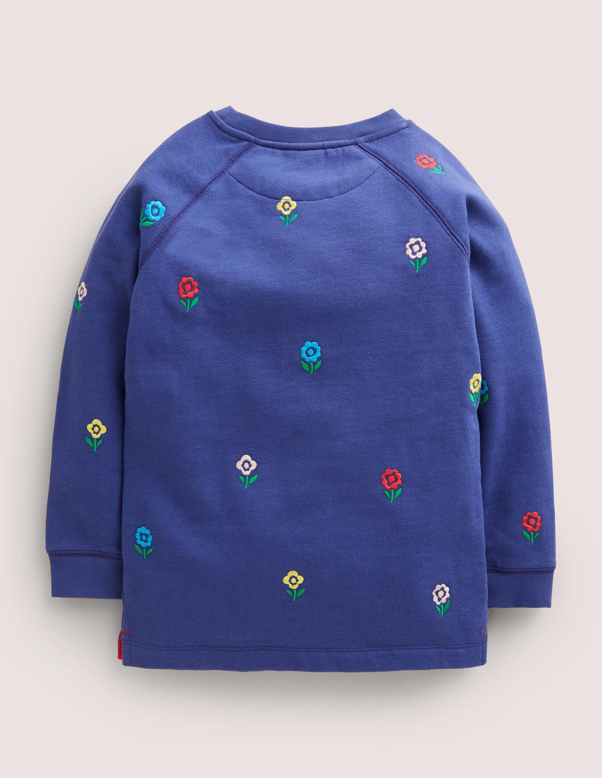Tunique sweat-Fleurs bleu tribord-2