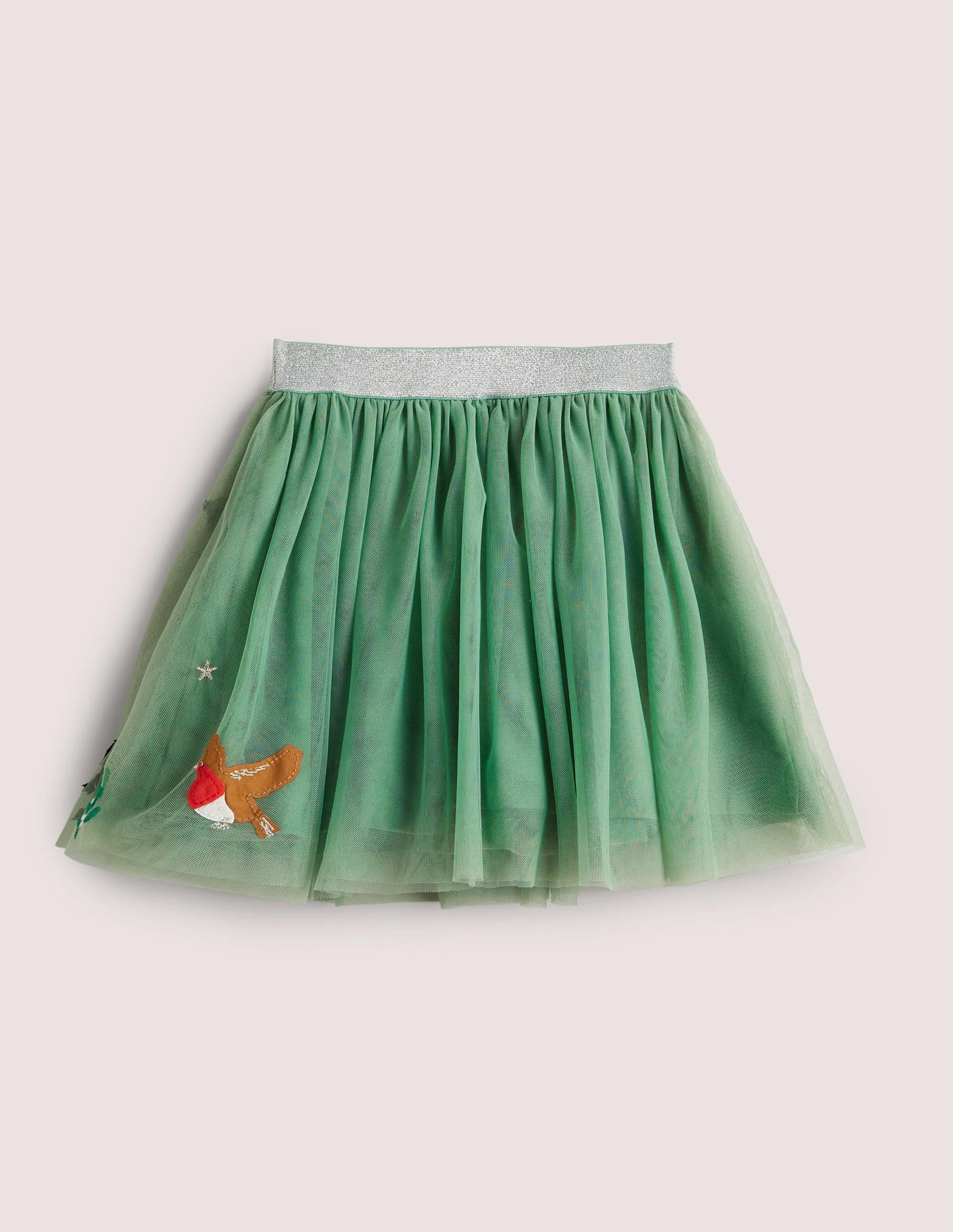 Jupe en tulle à appliqué-Peach Sorbet - Image 2
