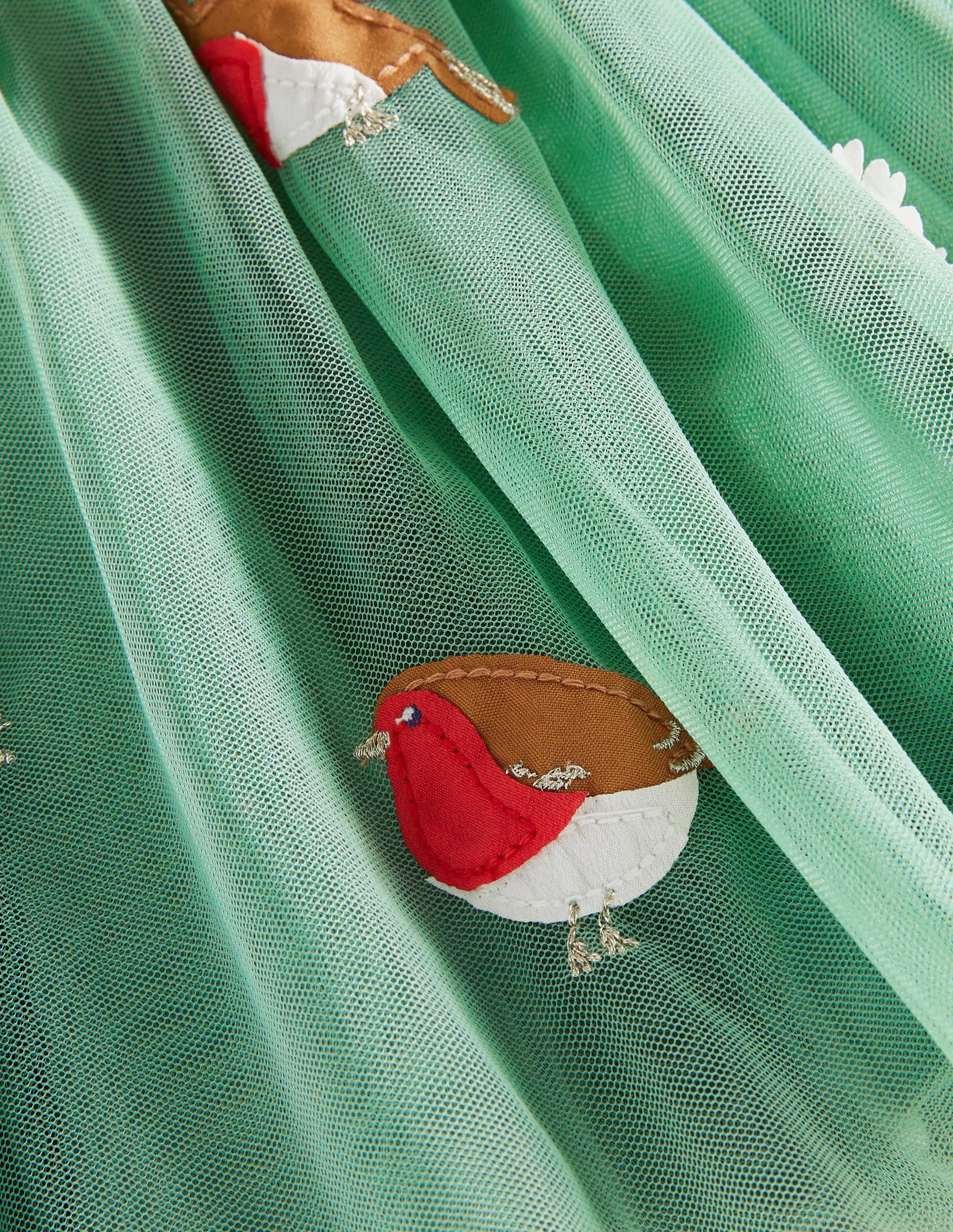 Jupe en tulle à appliqué-Peach Sorbet - Image 3