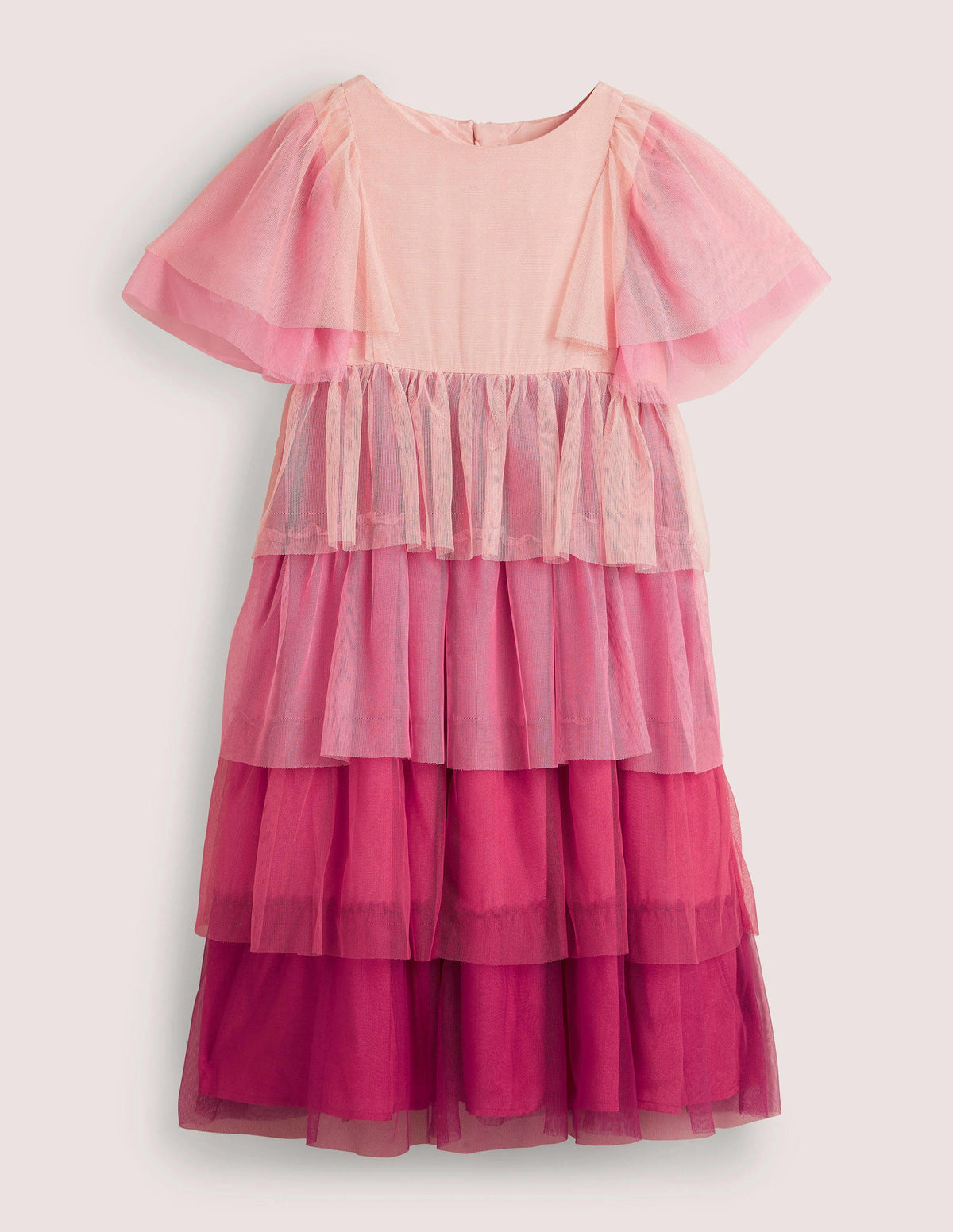 Gestuftes Tüllkleid-Provence-Altrosa - Image 1