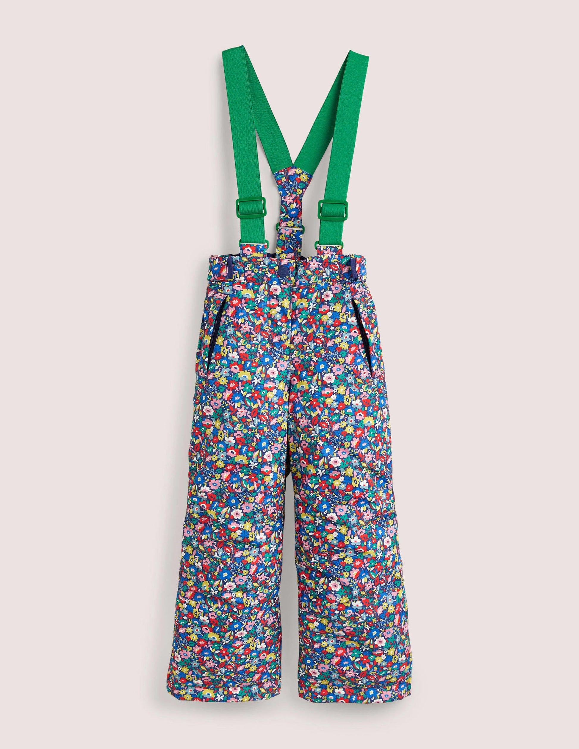 Wasserdichte Allwetterhose-Bunt, Patchwork-Blumen-1