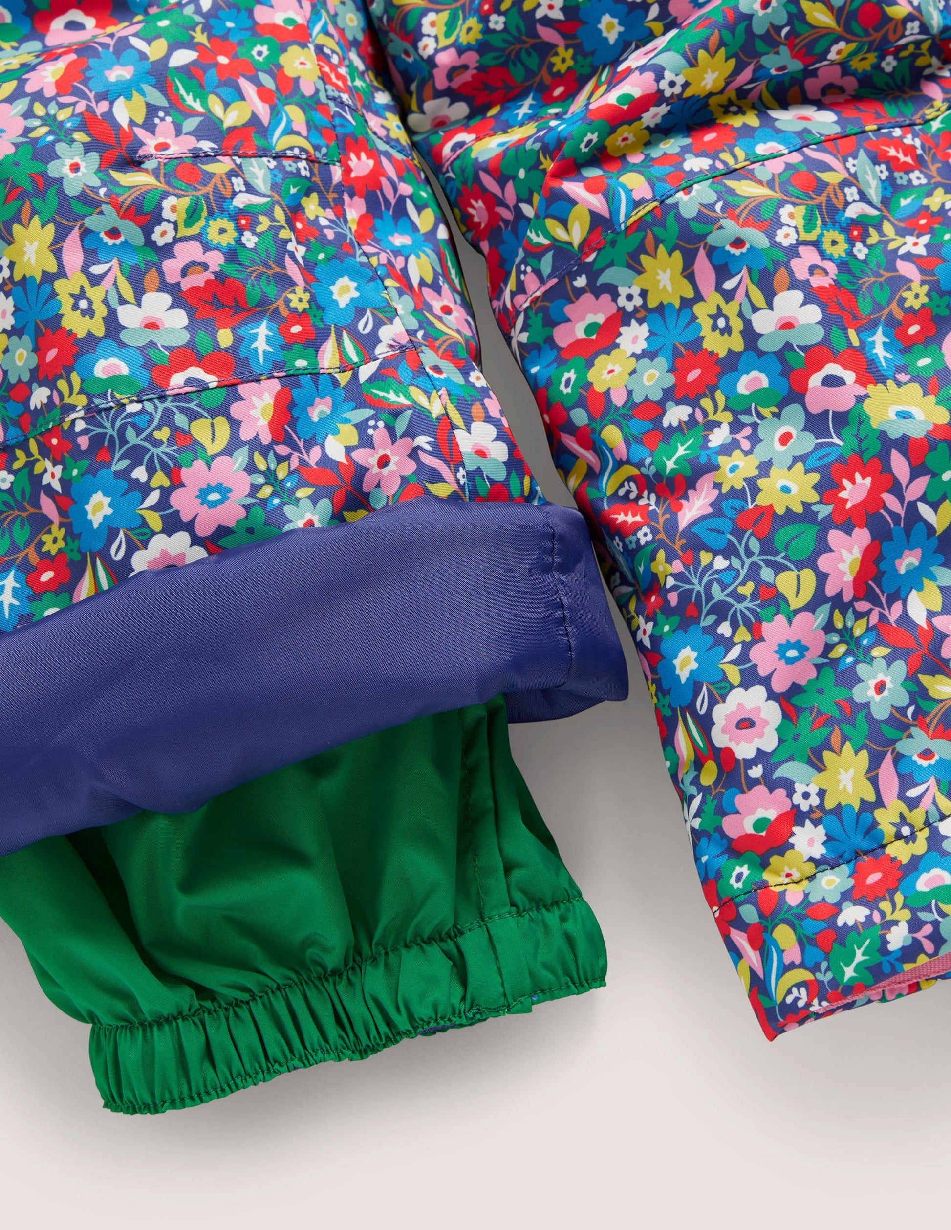Wasserdichte Allwetterhose-Bunt, Patchwork-Blumen-3