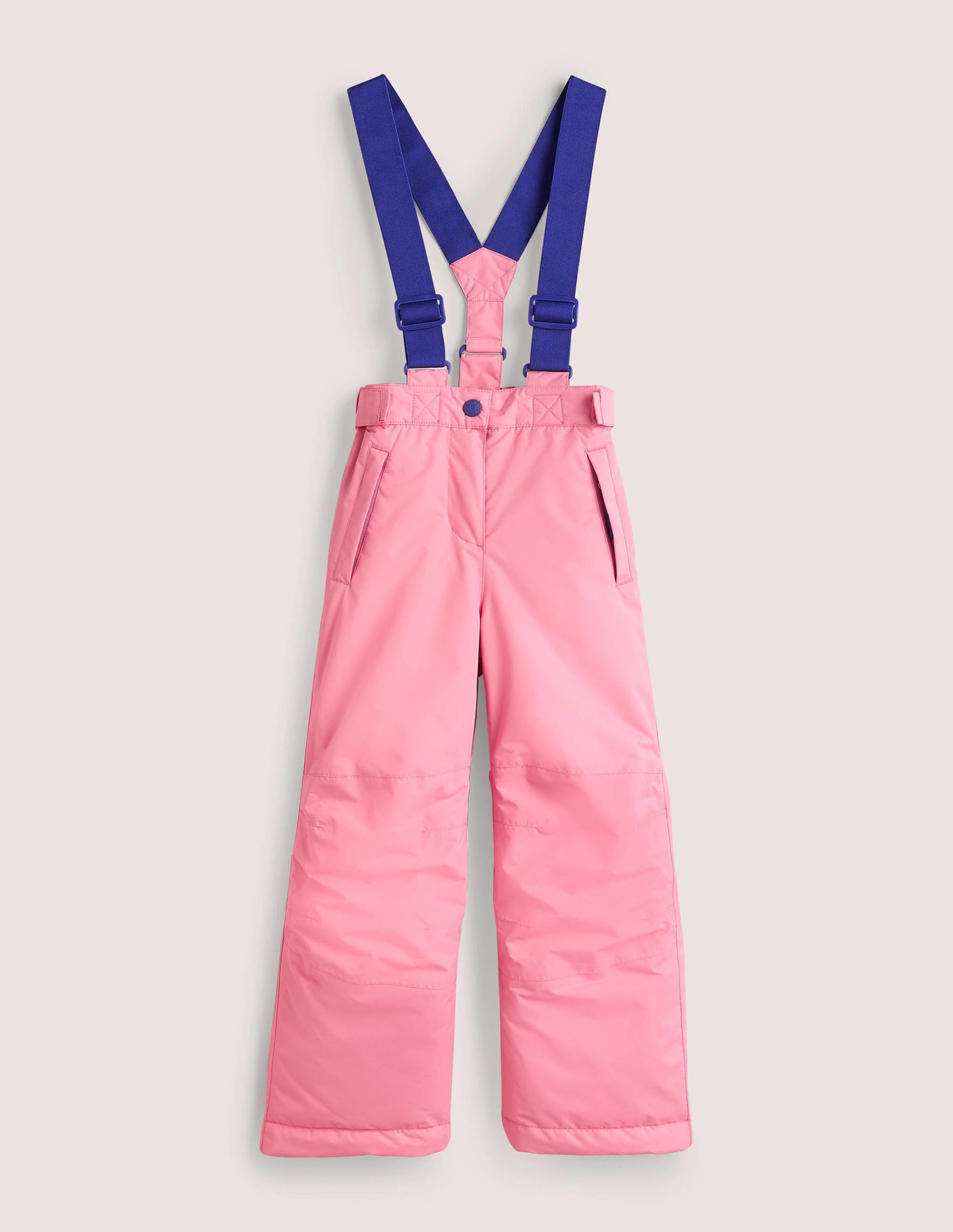 Pink Waterproof Dungaree Trousers-Limonade rose - Image 1