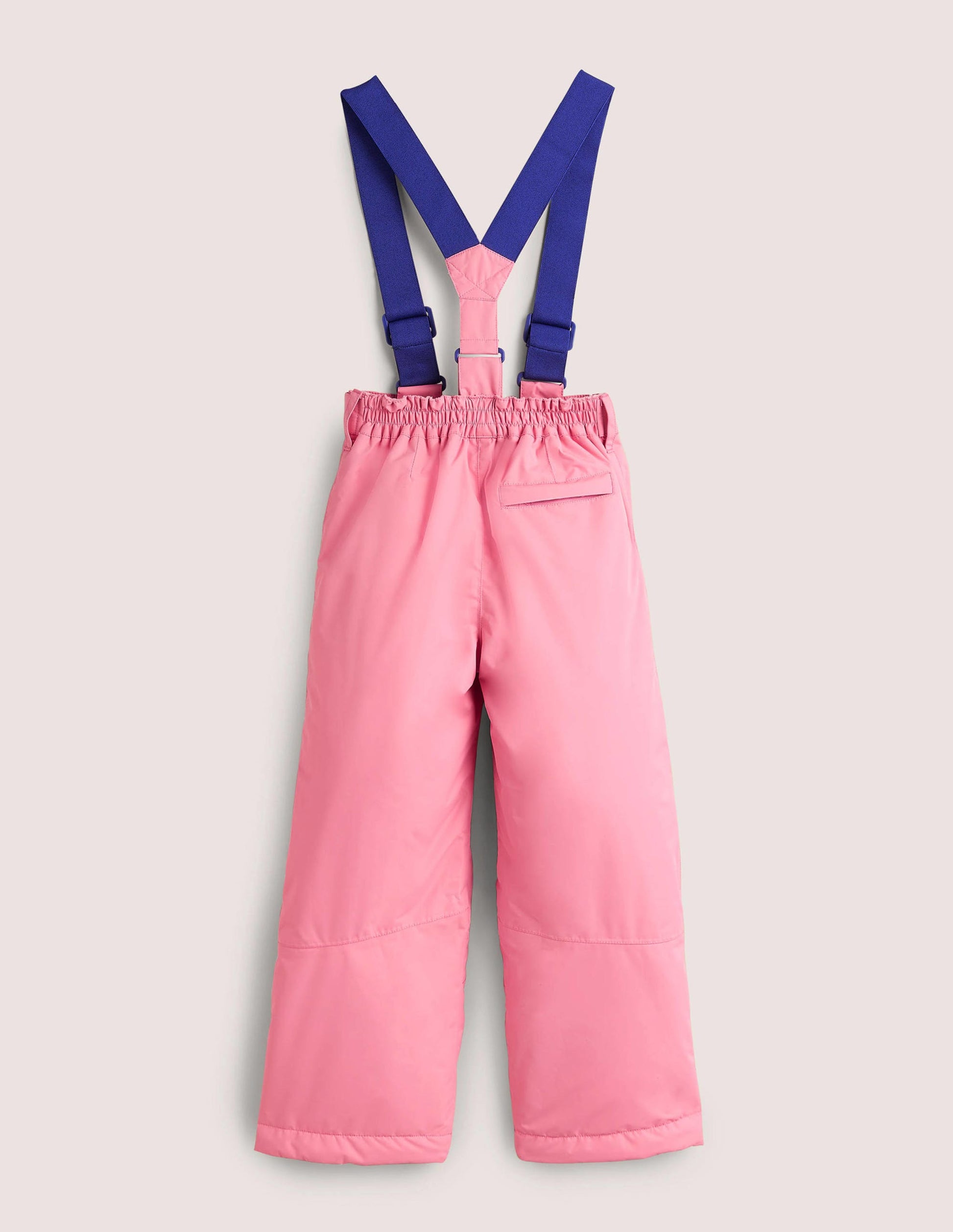 Pink Waterproof Dungaree Trousers-Limonade rose-2