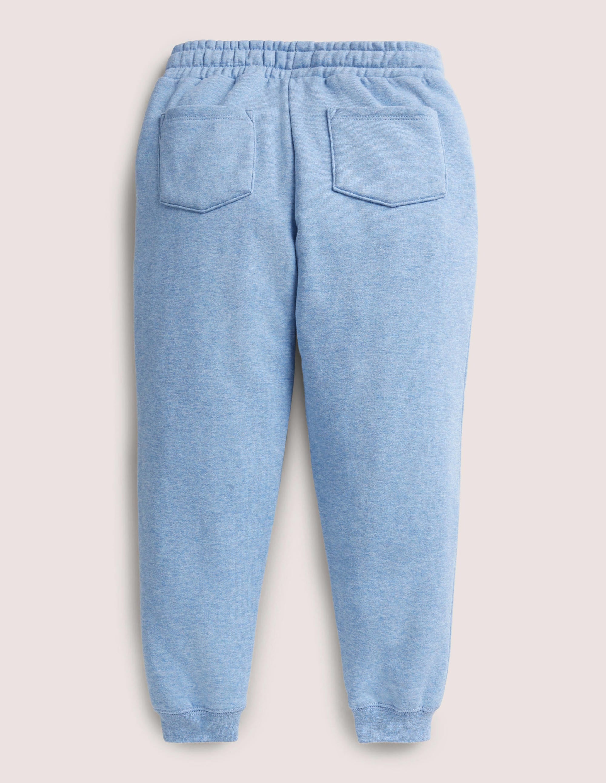 Embroidered Joggers-Riviera Blue Floral - Image 2