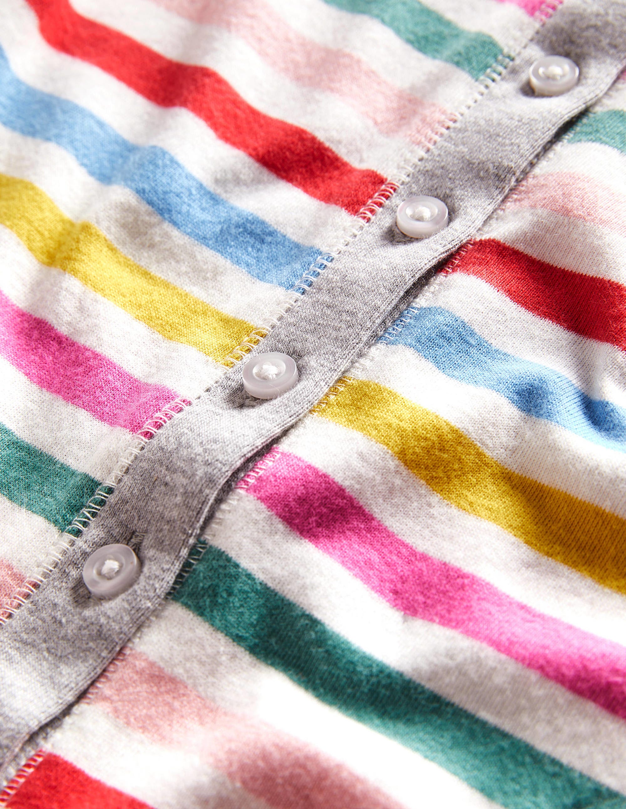 Eng anliegender Einteiler-Bunt/Regenbogen, Gestreift - Image 3