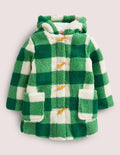 Borg Coat-Green Borg Gingham
