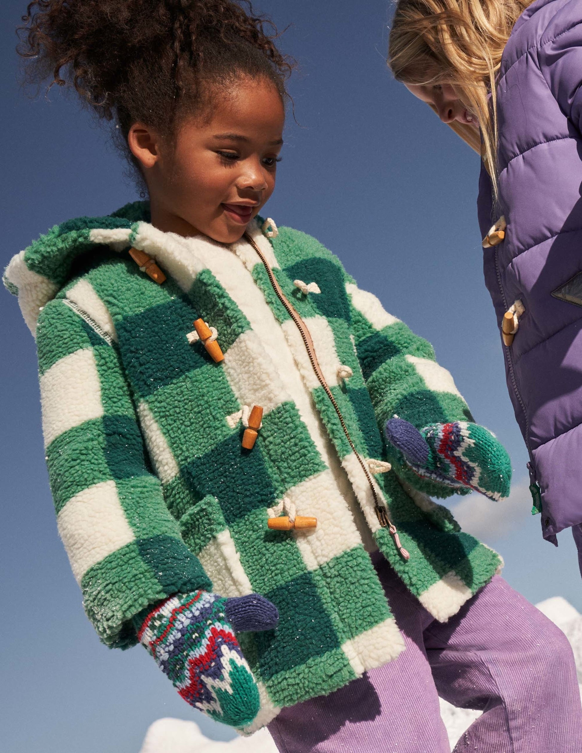 Borg Coat-Green Borg Gingham-9