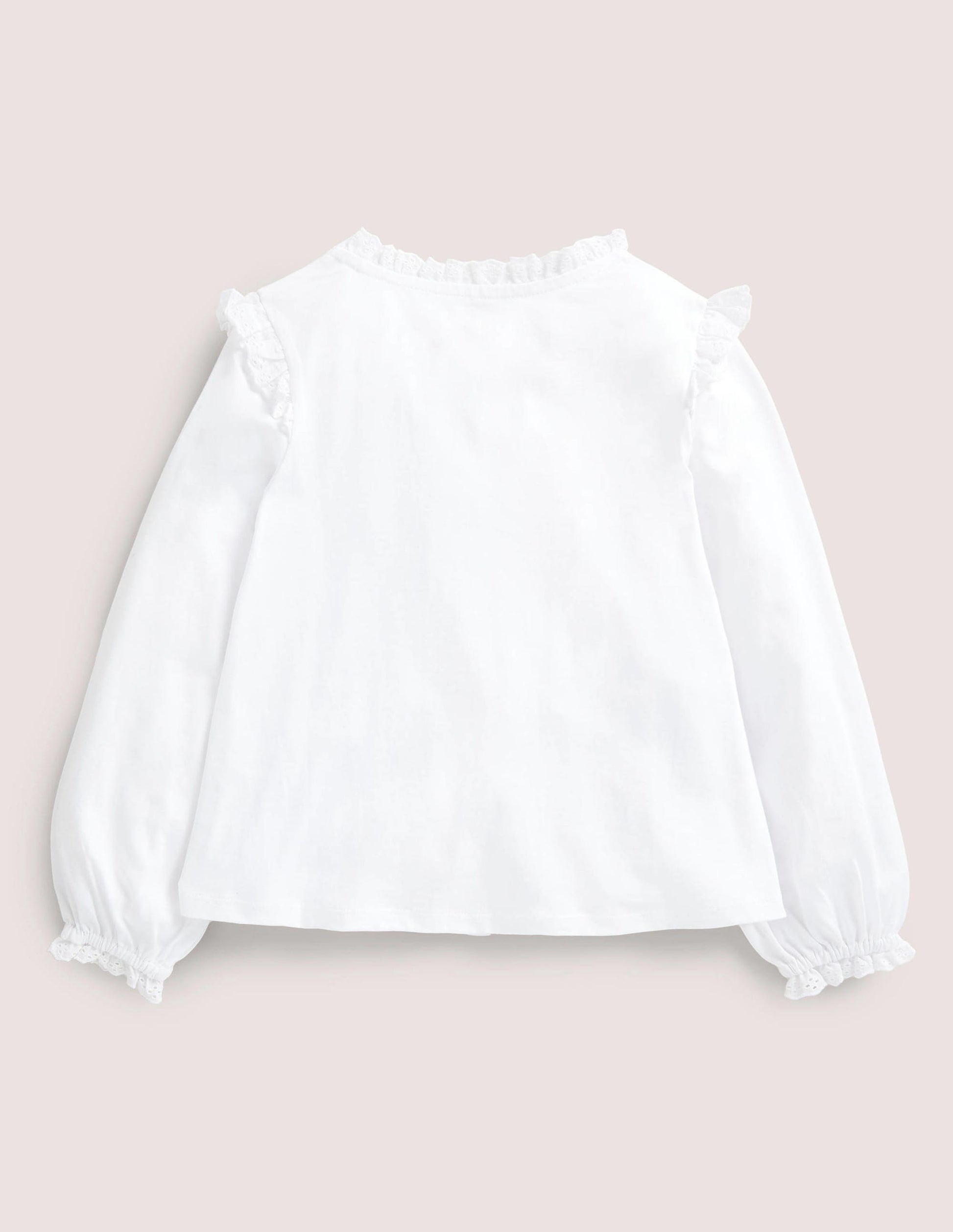 Joli top boutonné-Blanc-2