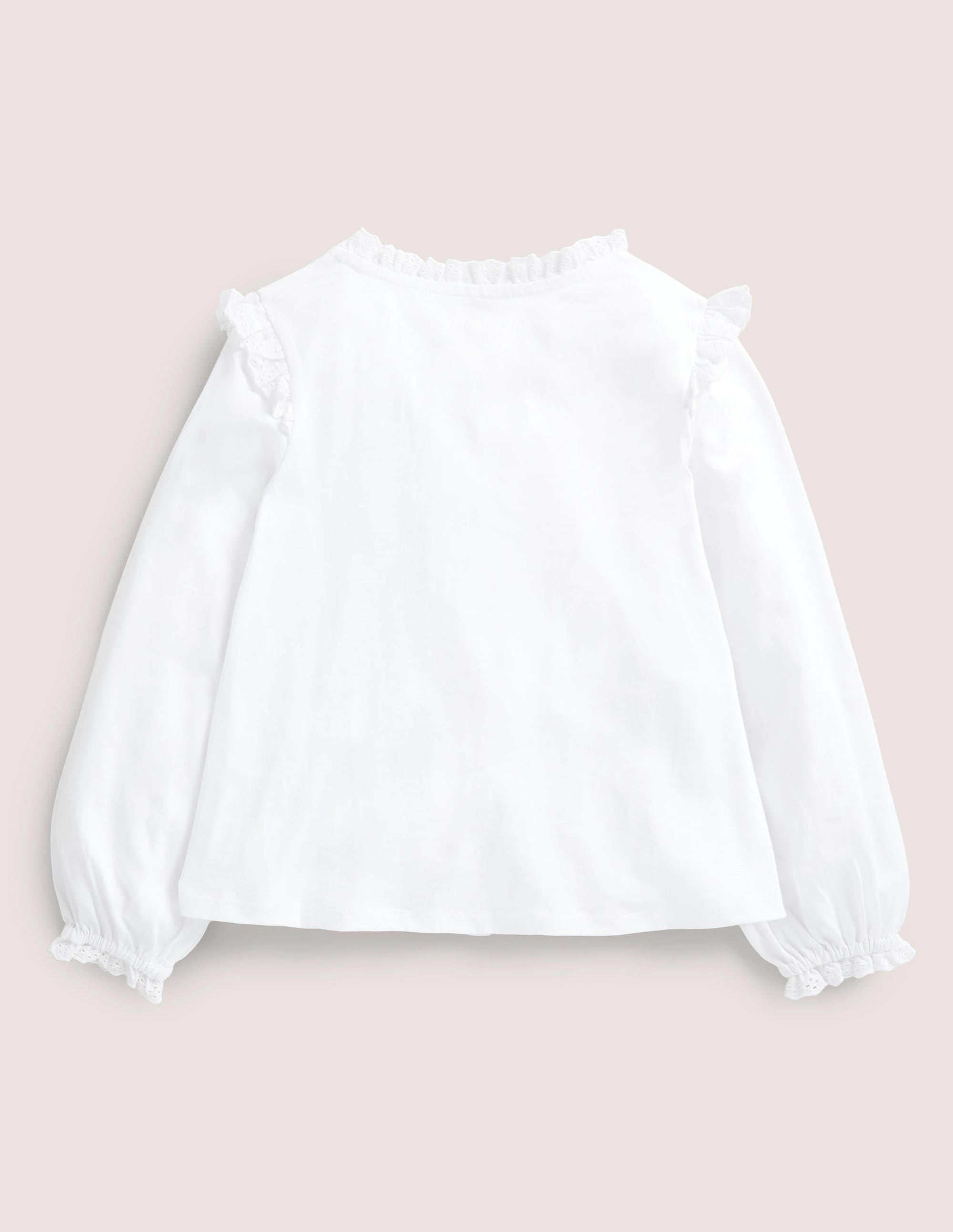 Joli top boutonné-Blanc - Image 2