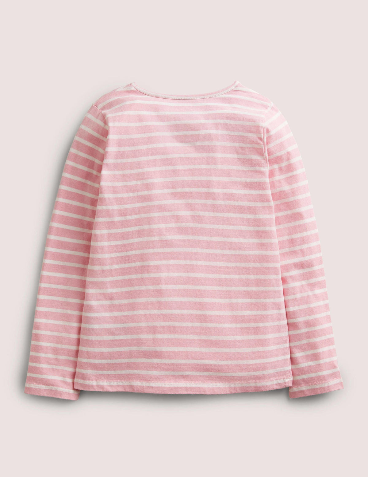 Bretonshirt mit Flatterapplikation-Cameo-Rosa/Naturweiß, Blumenmuster - Image 2