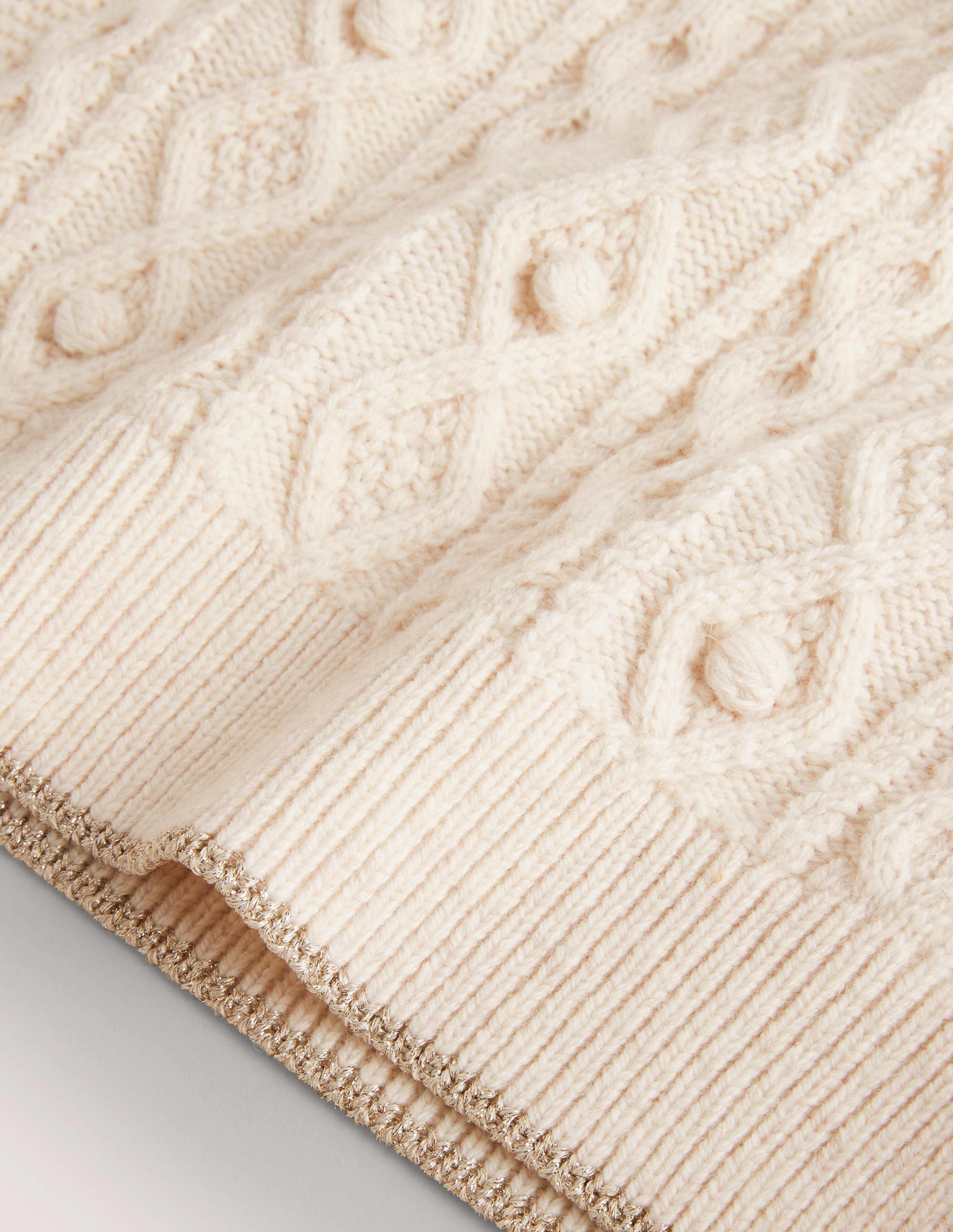 Strickpullunder-Ecru Meliert - Image 3