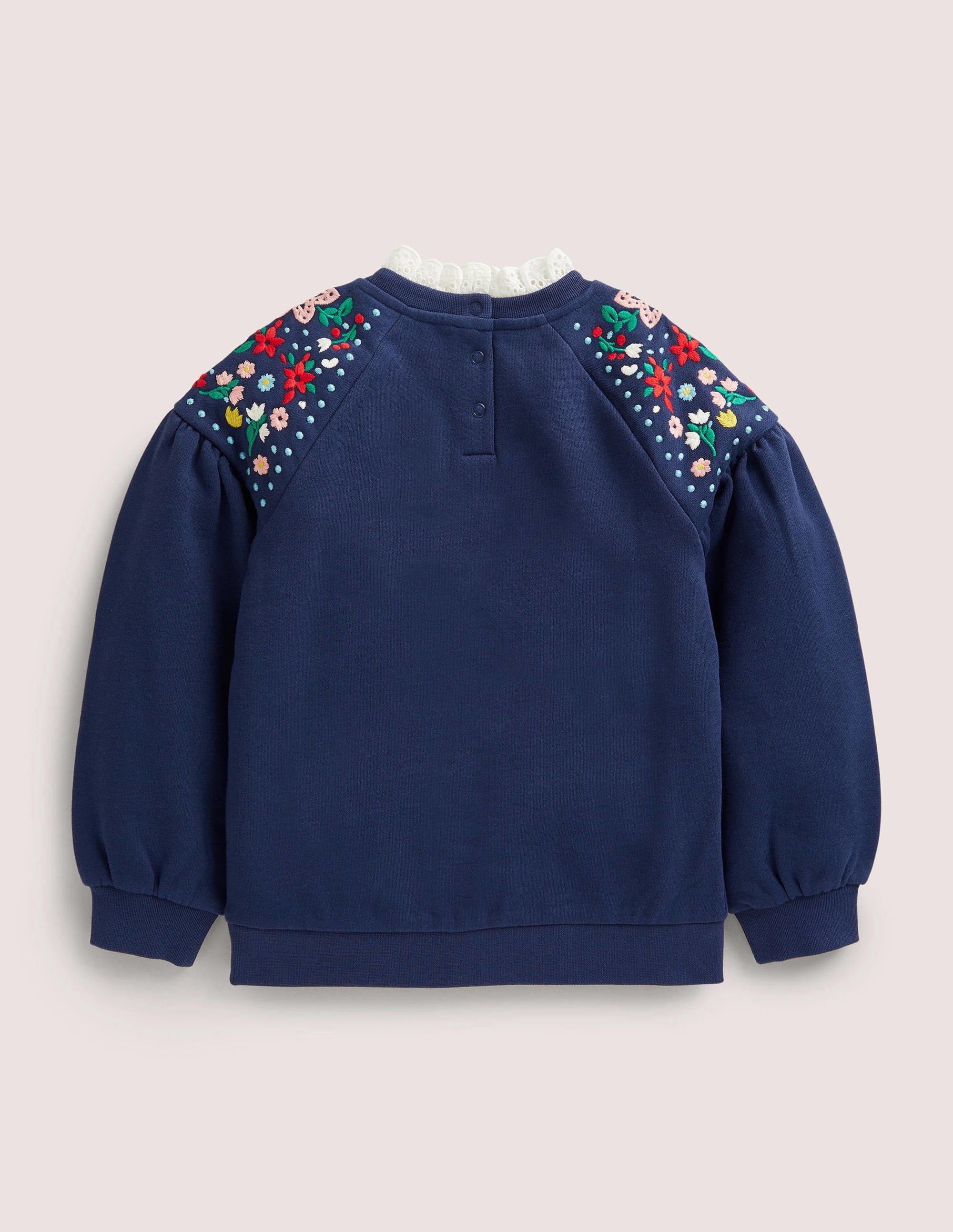 Besticktes Sweatshirt-Schuluniform-Navy - Image 2