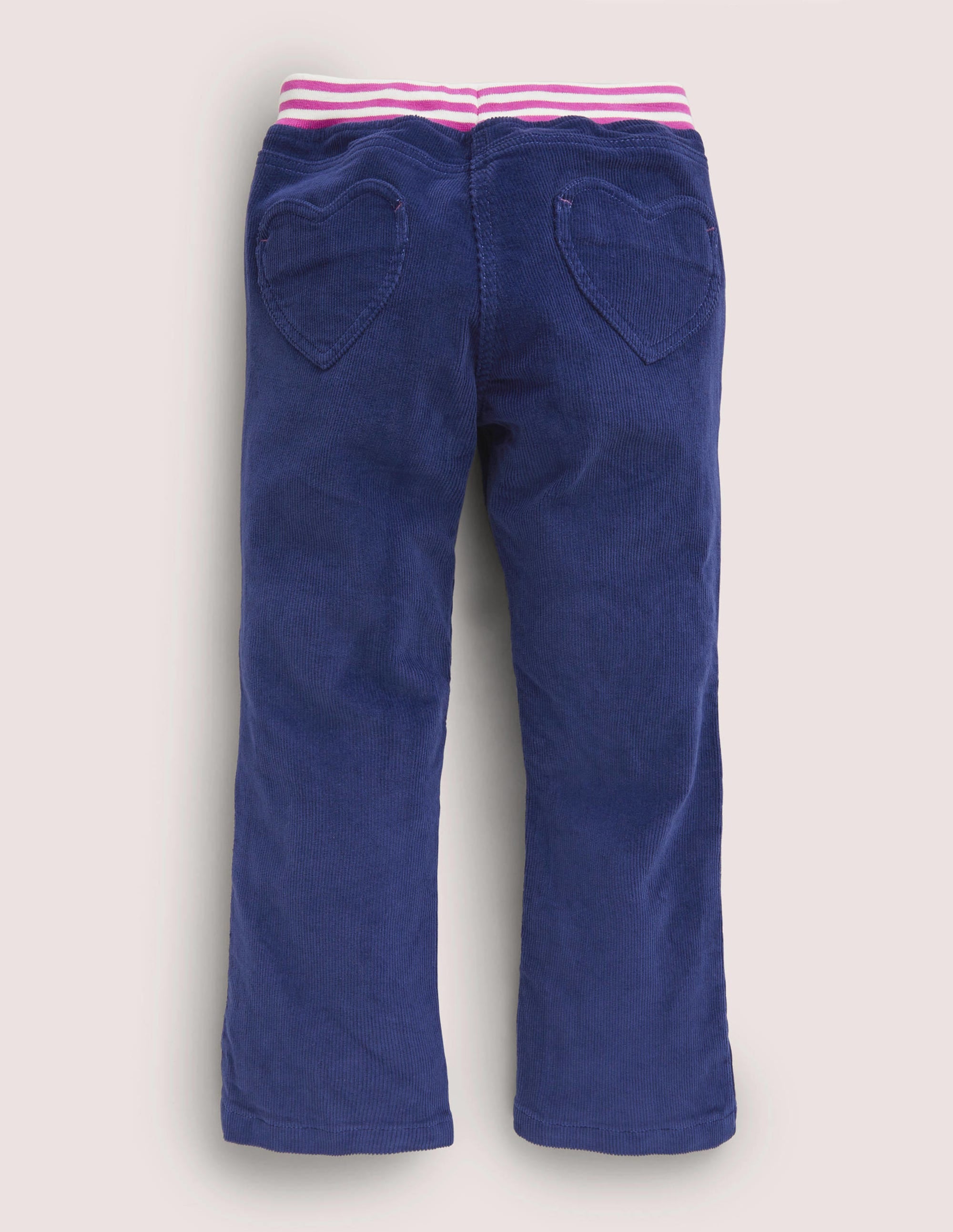 Jeans mit Herzaufnähern-Segelblau - Image 2