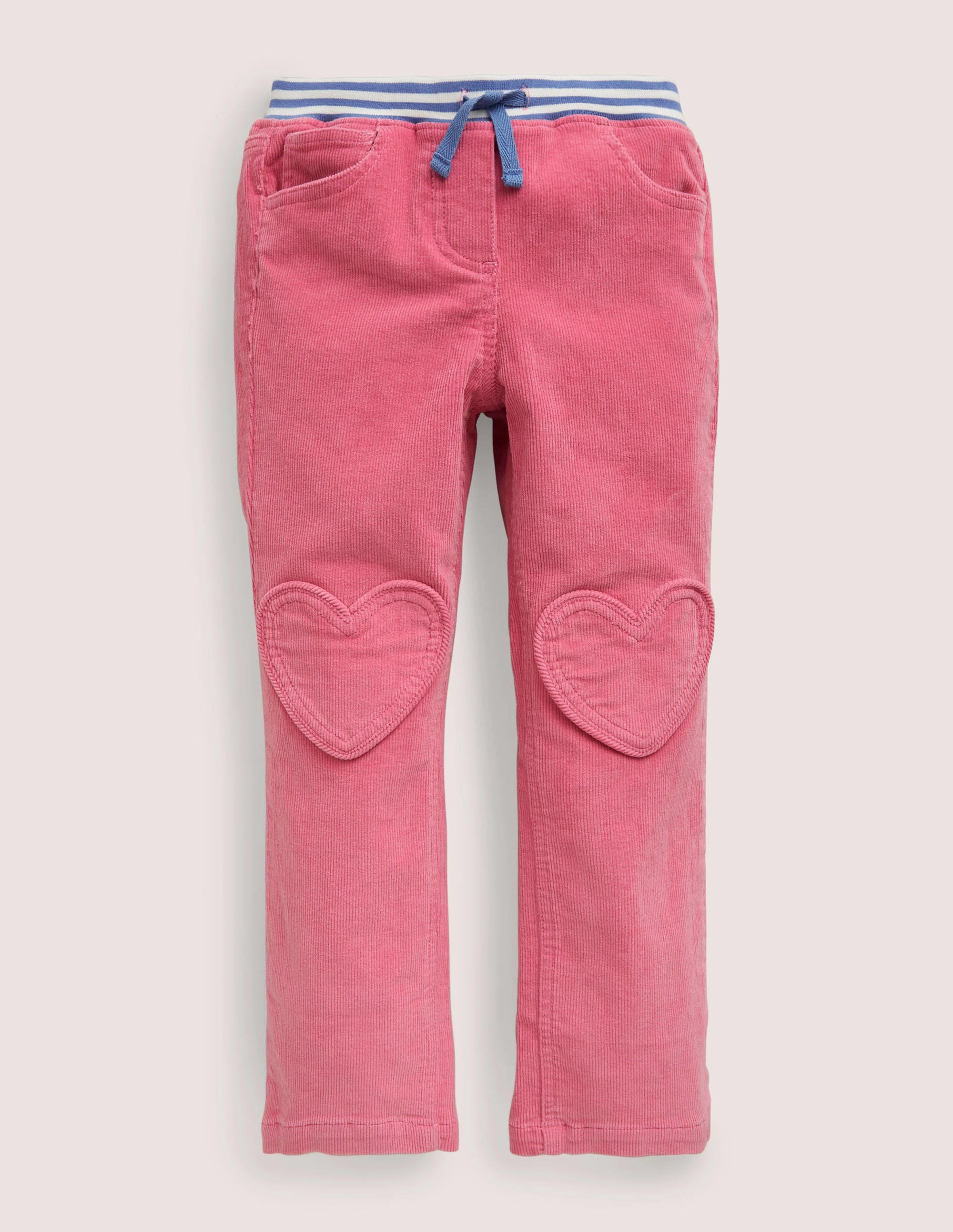 Jeans mit Herzaufnähern-Kirschblütenrosa - Image 1