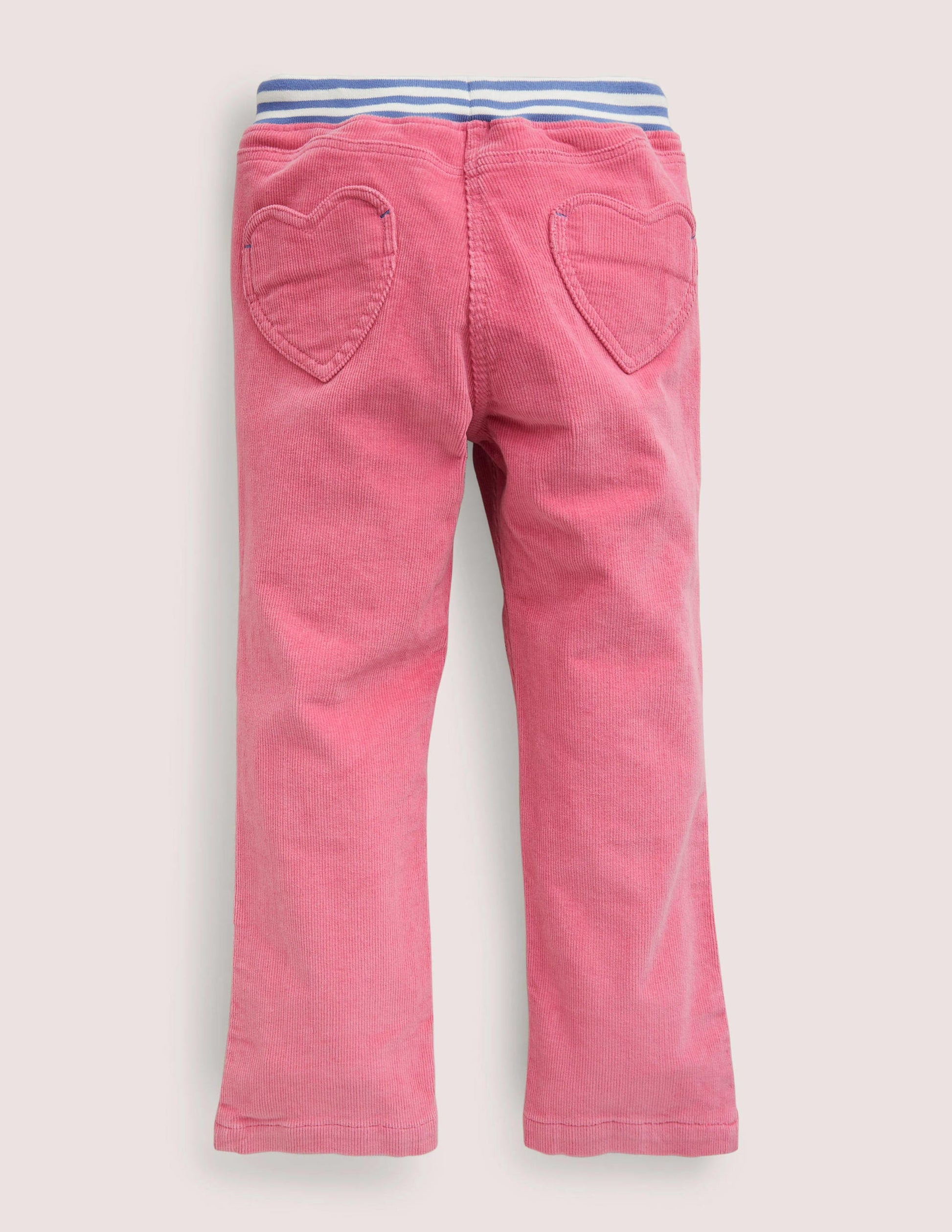 Jeans mit Herzaufnähern-Kirschblütenrosa-2
