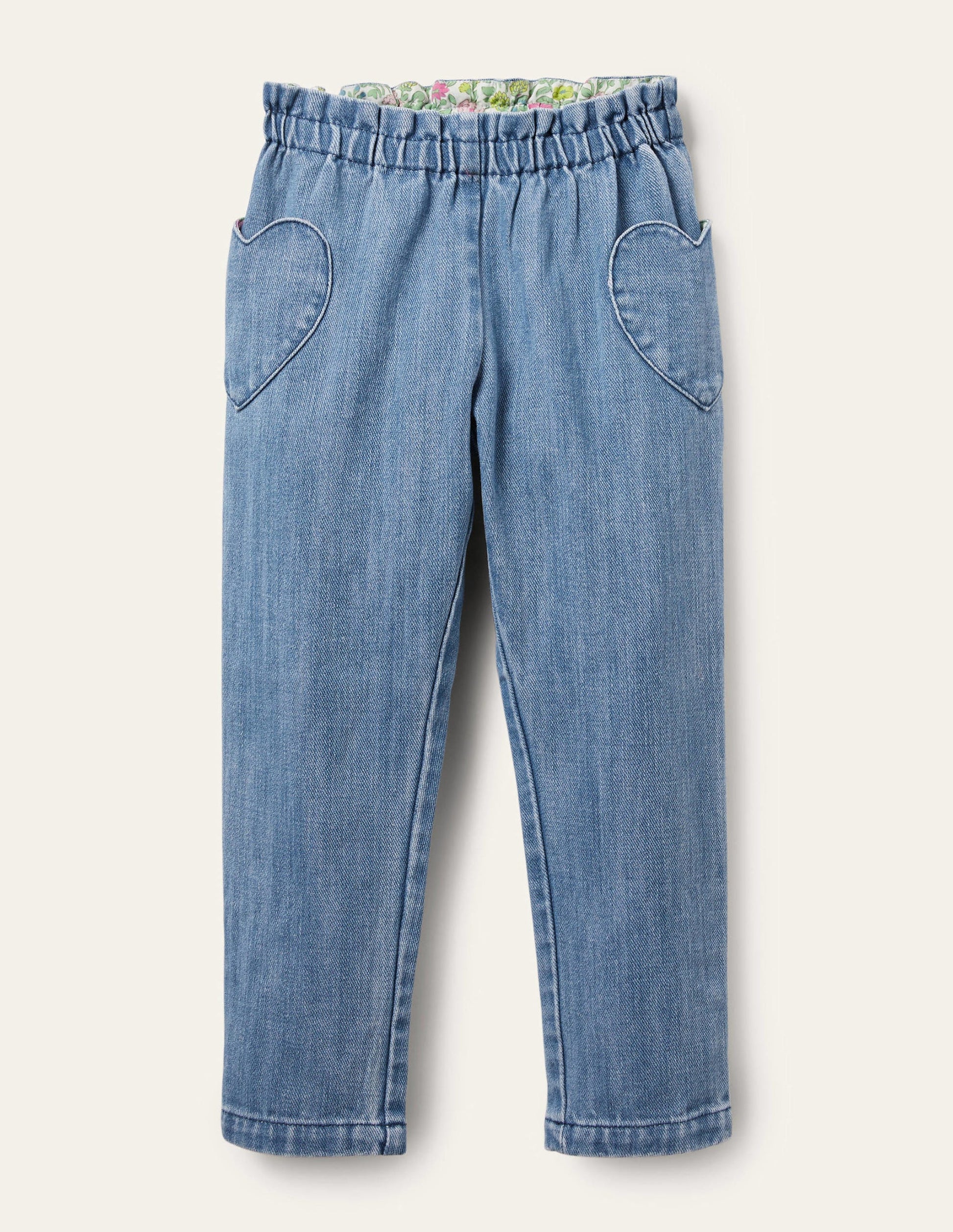 Hose zum Hineinschlüpfen-Mittleres Vintageblau, Denim-1