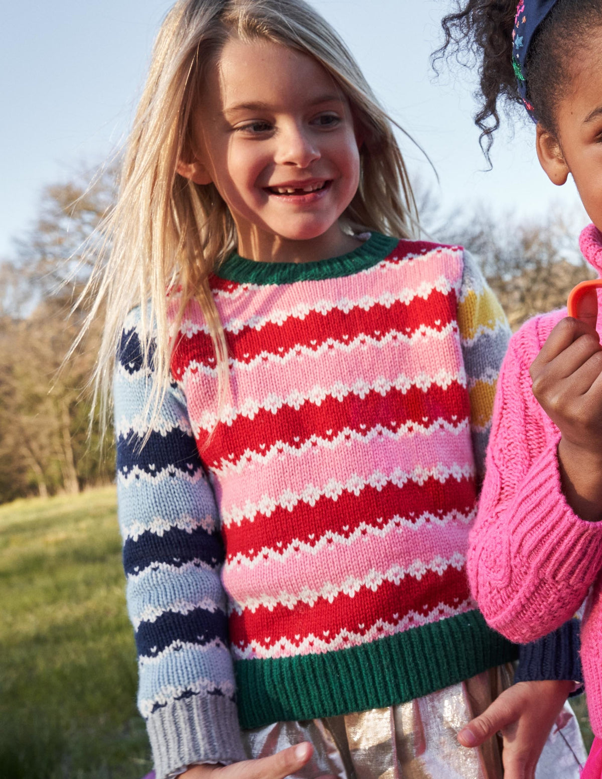 Gemusterter Pullover-Bunt, Mustermix - Image 5