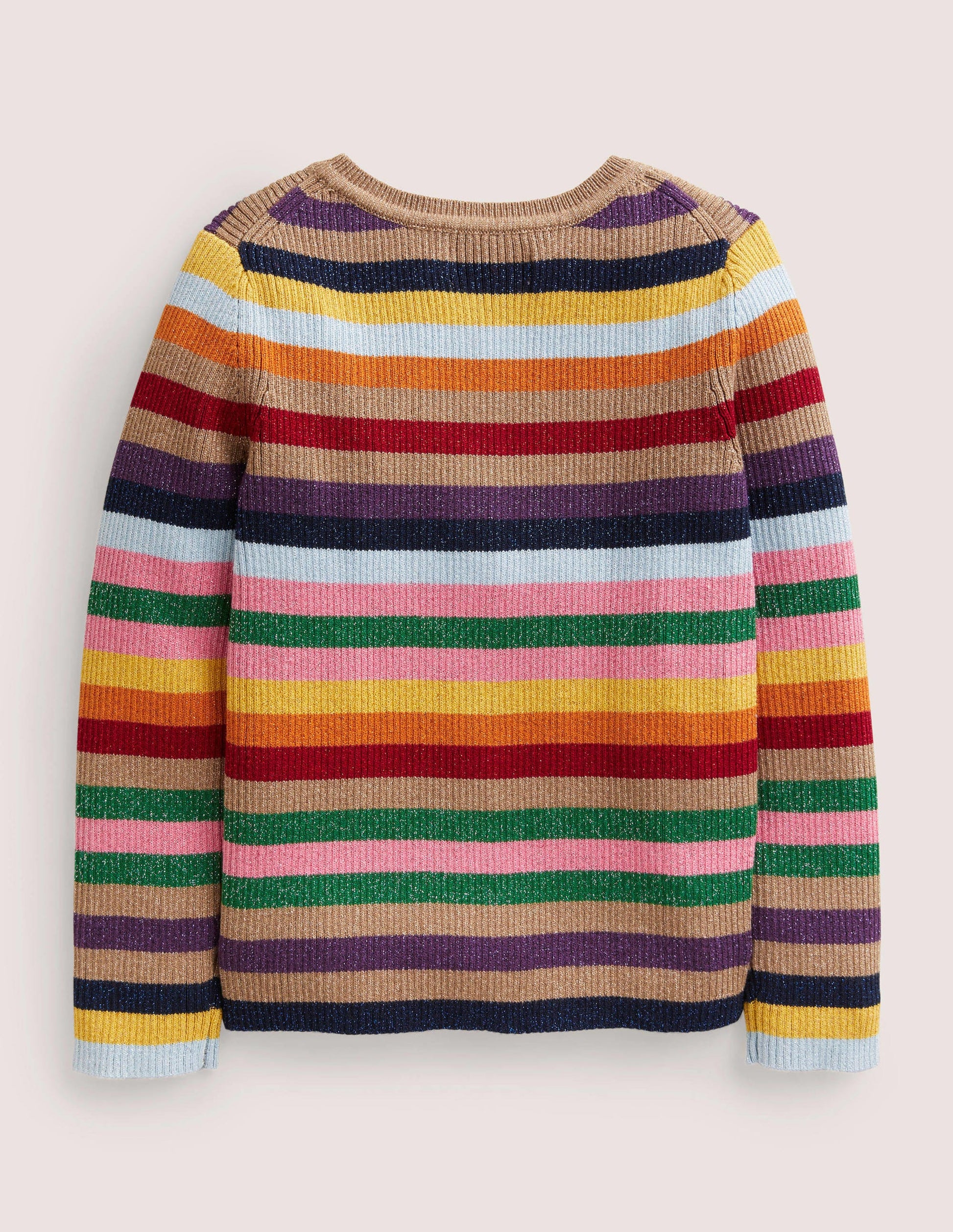 Cardigan rayé étincelant-Étincelle rayé multi-2