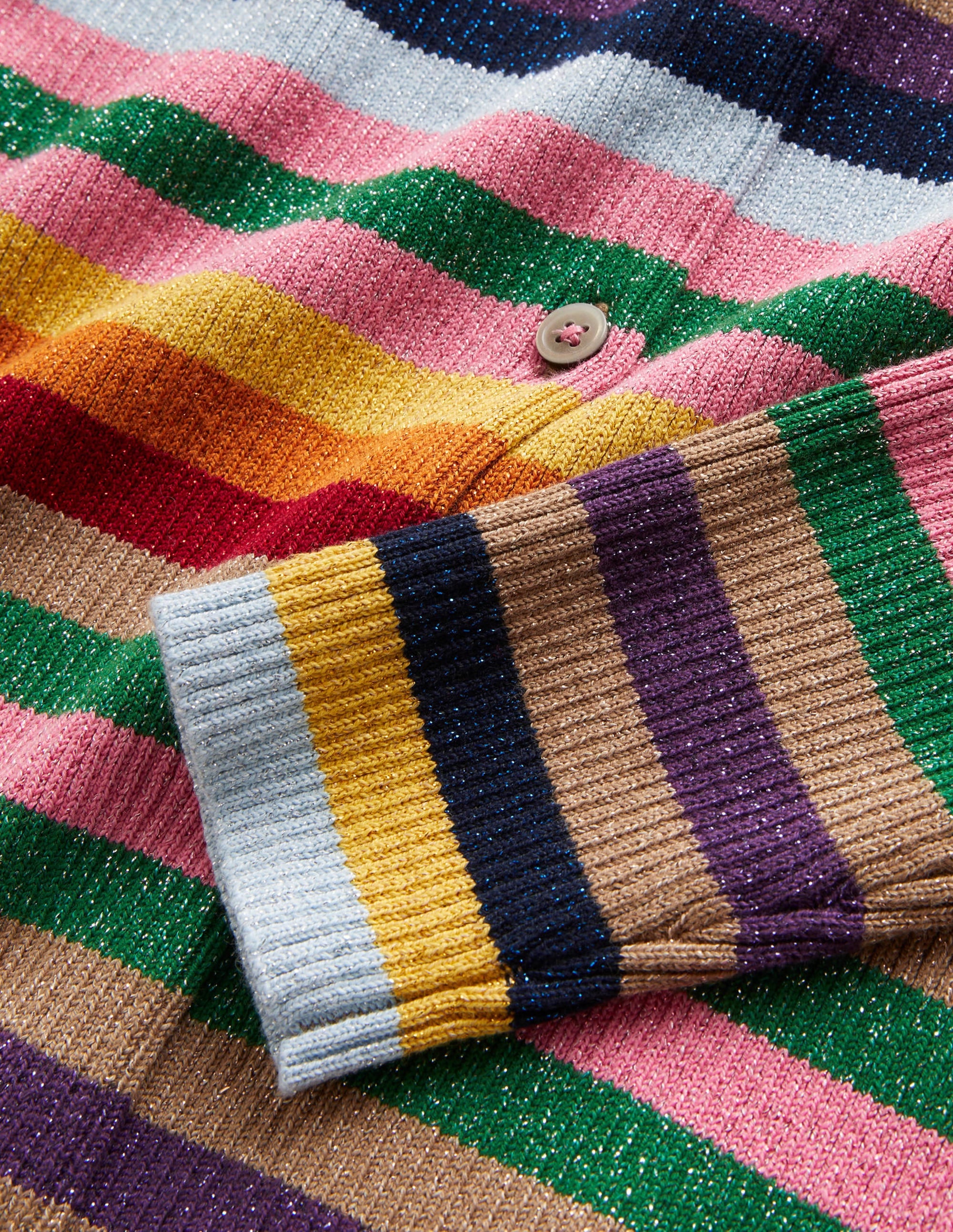 Cardigan rayé étincelant-Étincelle rayé multi - Image 3