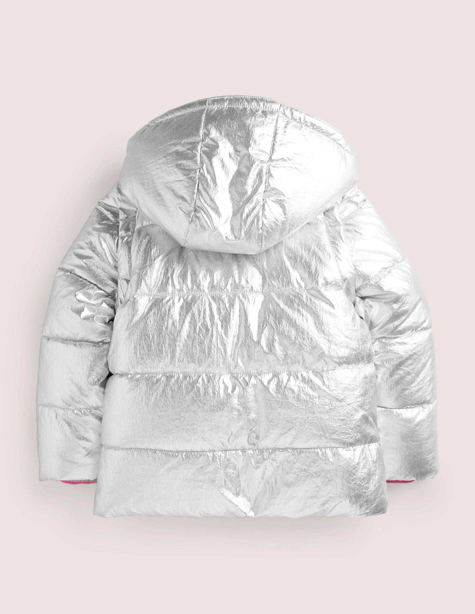 Veste métallisée cosy 2-en-1-Argenté métallisé-2