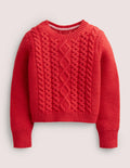Pull court torsadé-Rouge rockabilly