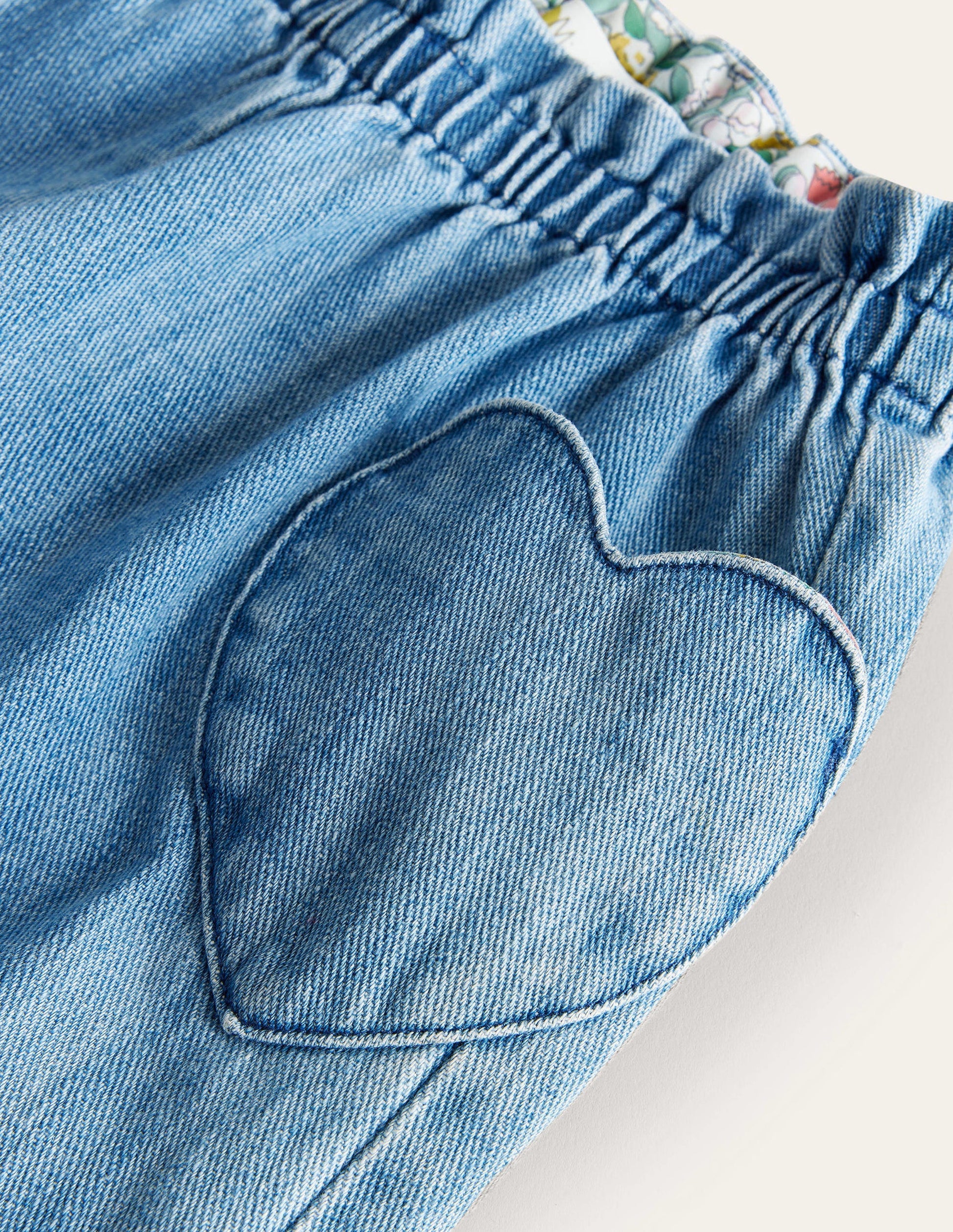 Hose zum Hineinschlüpfen-Mittleres Vintageblau, Denim-1