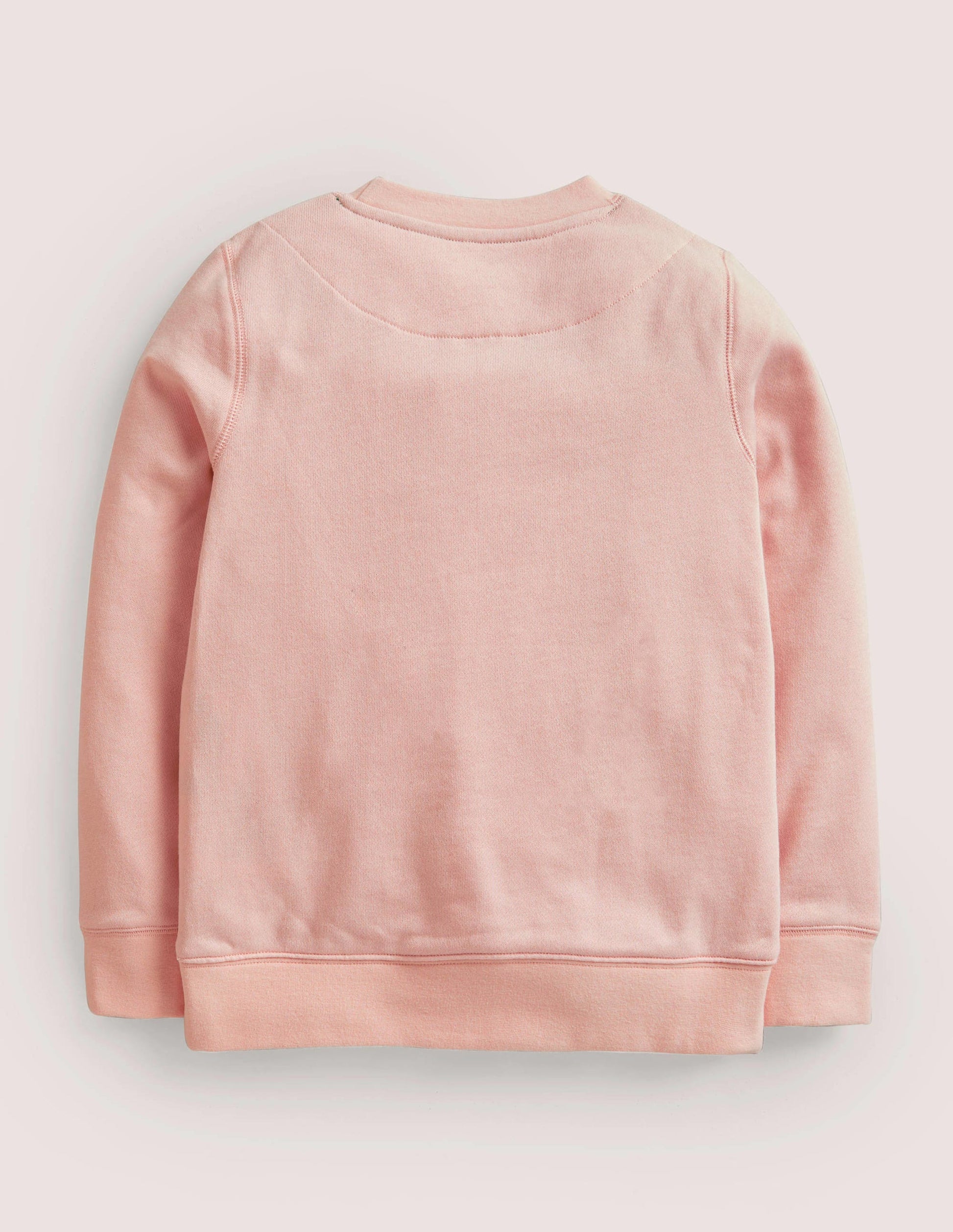 Cosy Appliqué Sweatshirt-Cameo Pink Owl-2
