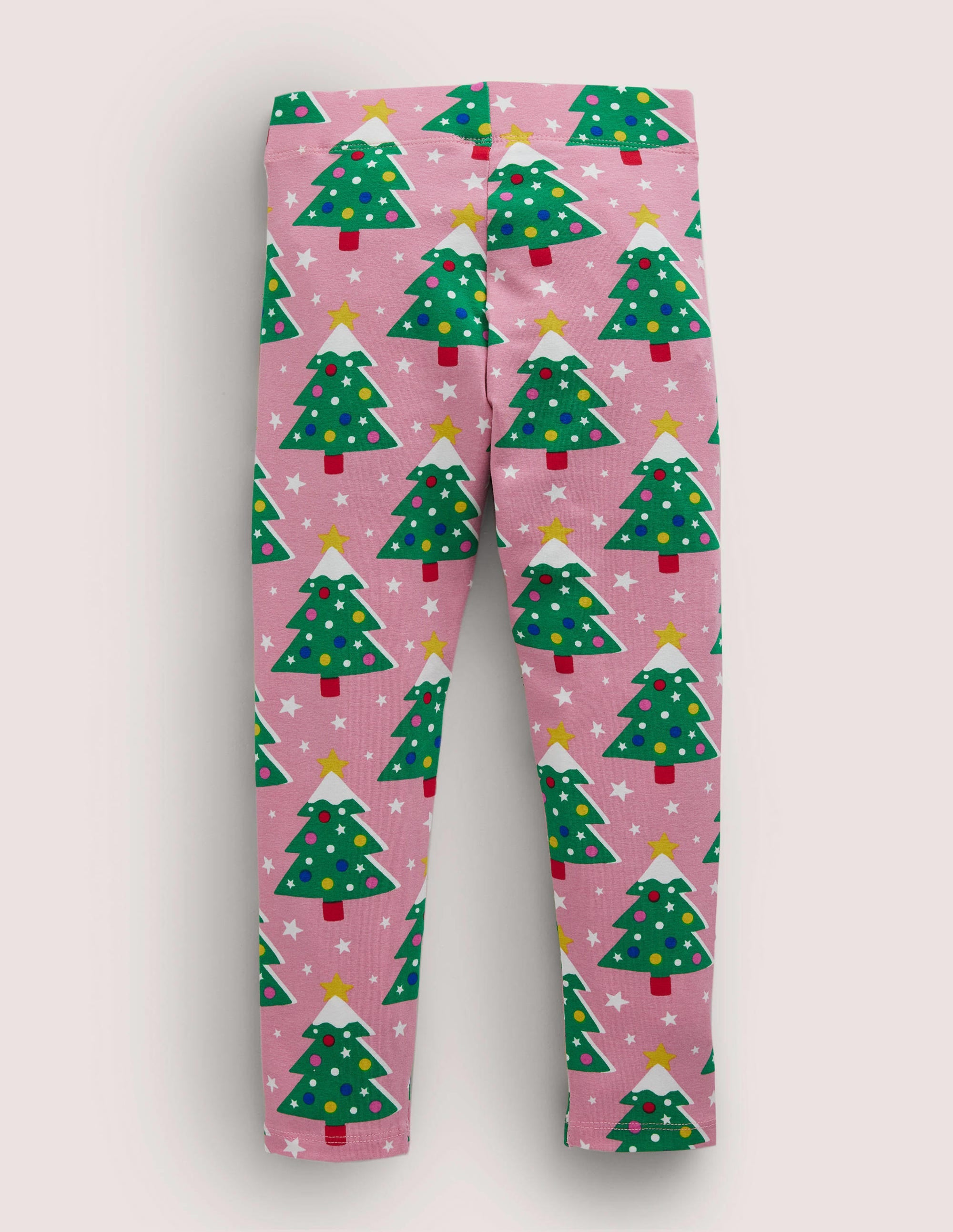 Fun Leggings-Formica Pink Christmas Trees - Image 2