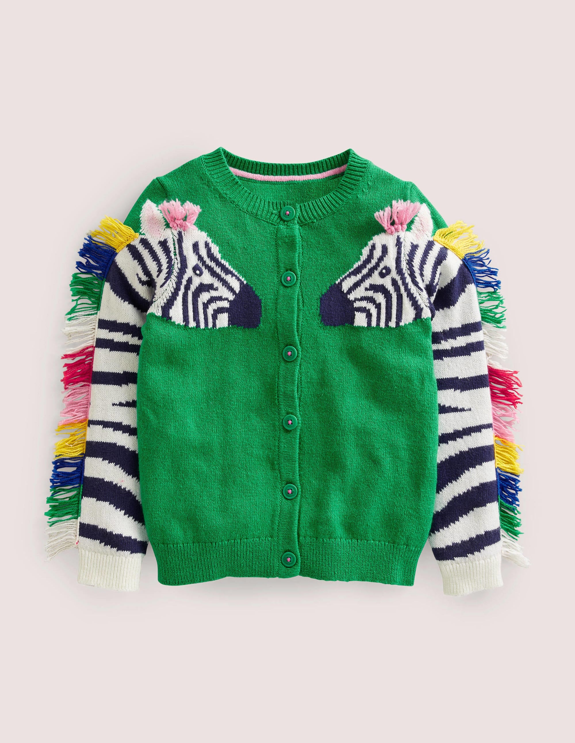 Cardigan fun-Zèbre poivron vert - Image 1