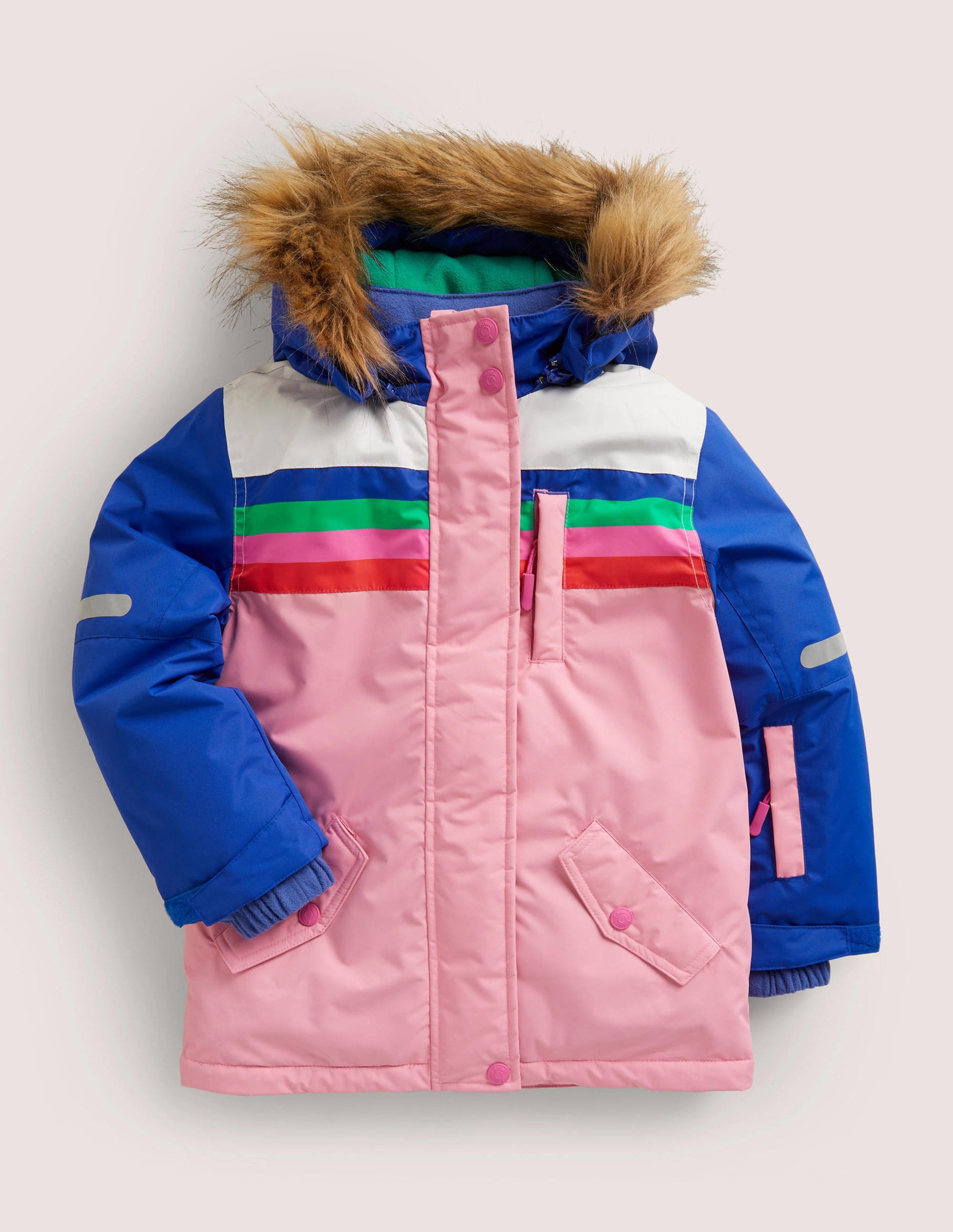 Wasserabweisende Allwetter-Jacke-Hellrosa-1