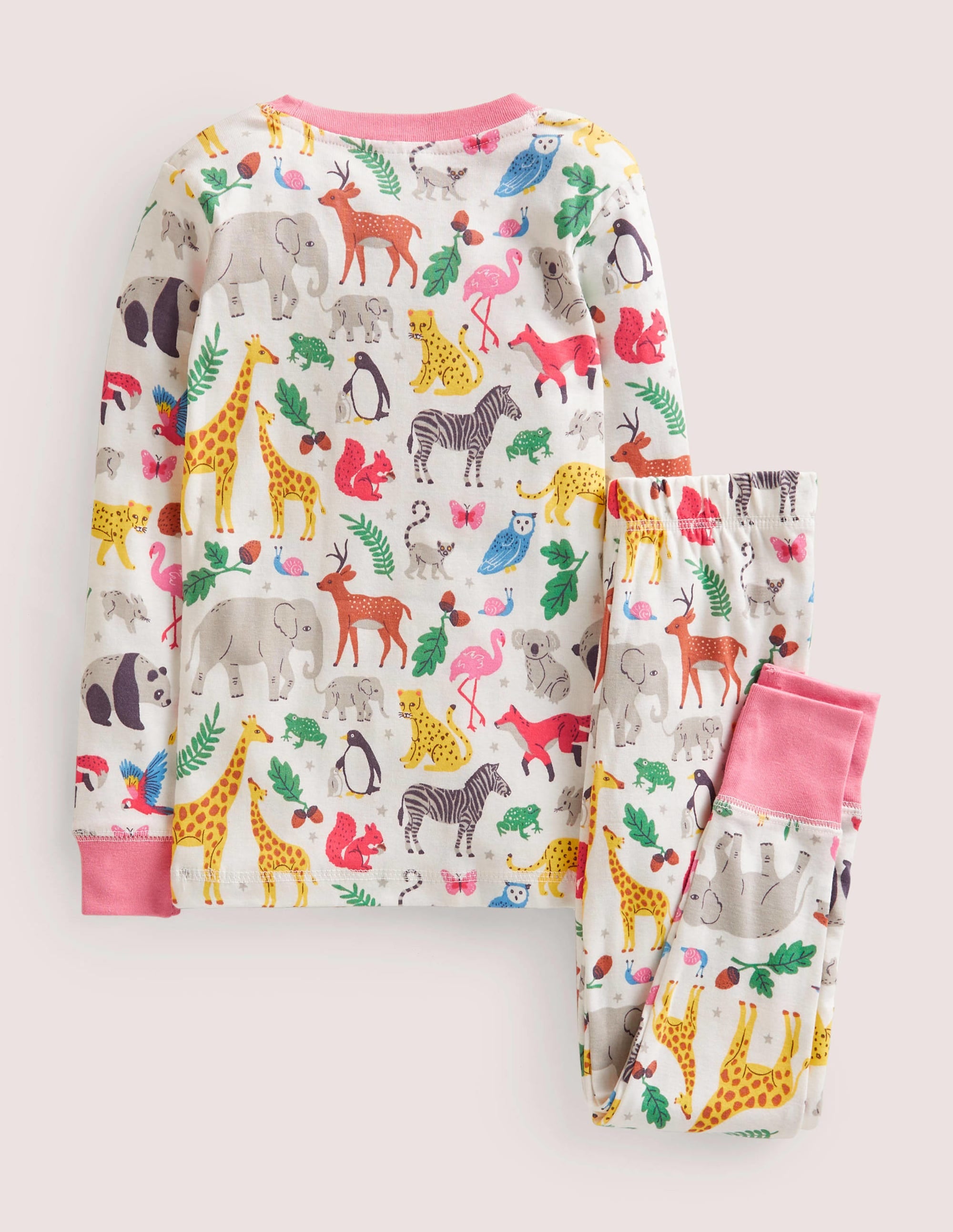 Pyjama long douillet-Animaux du monde multi - Image 2