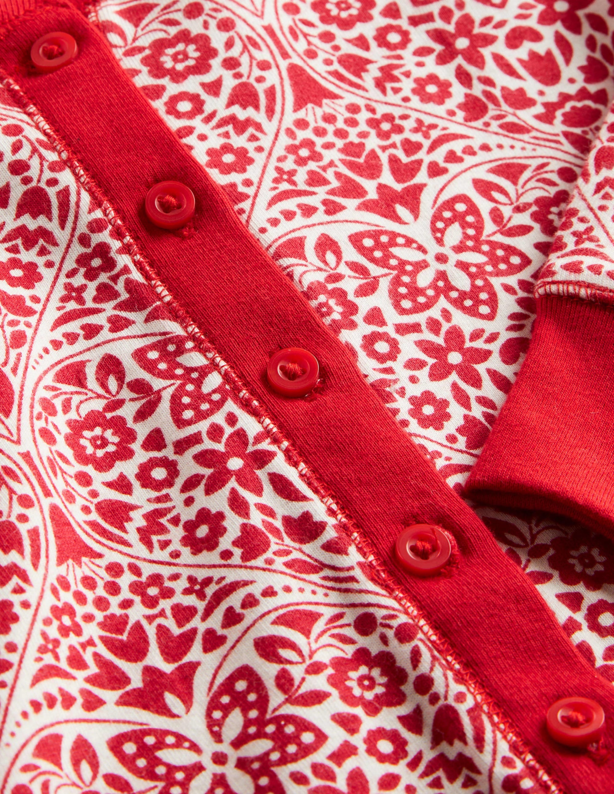Snug All-In-One-Rockabilly Red Folk Hearts - Image 3