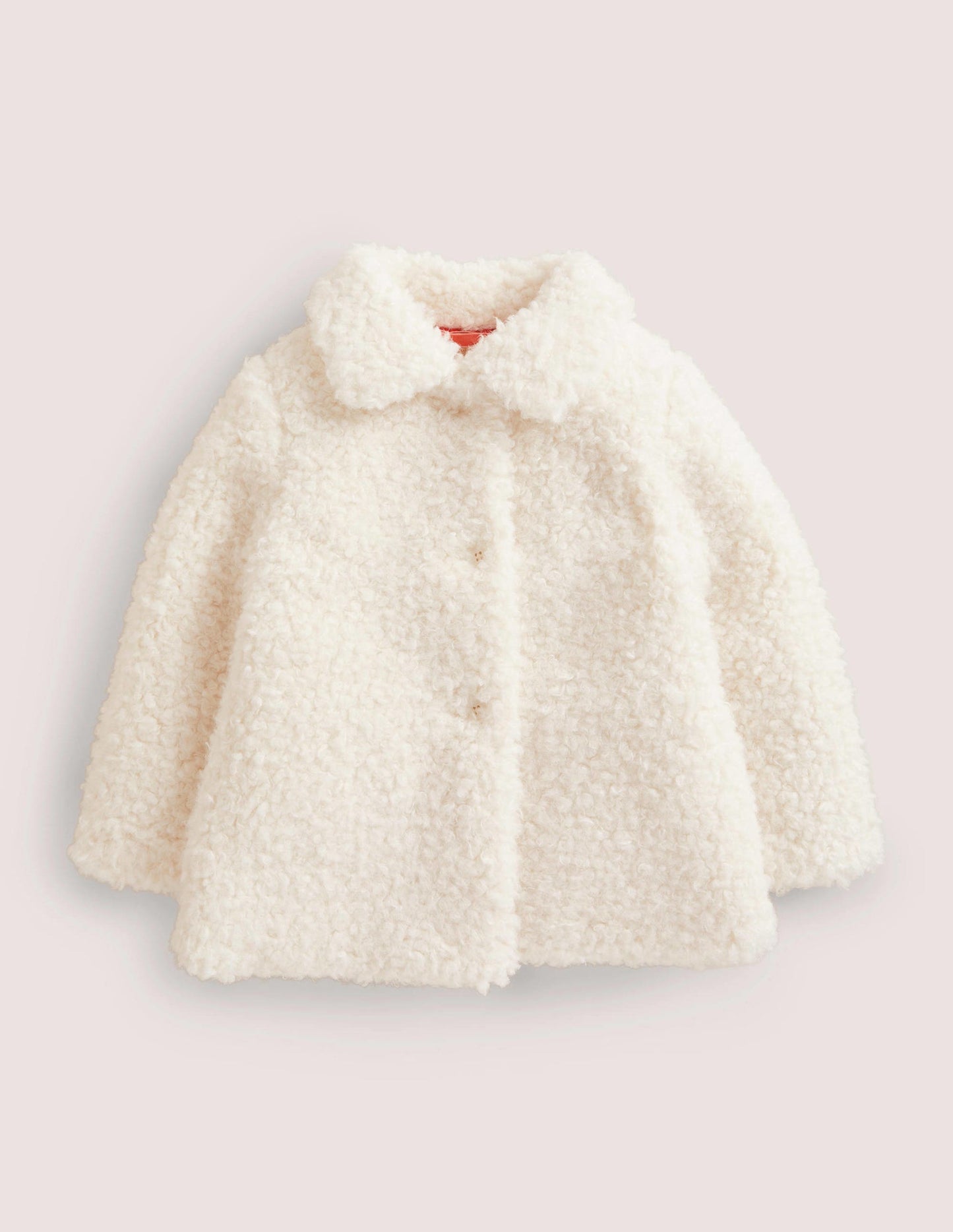 Kuschelige Jacke-Naturweiß