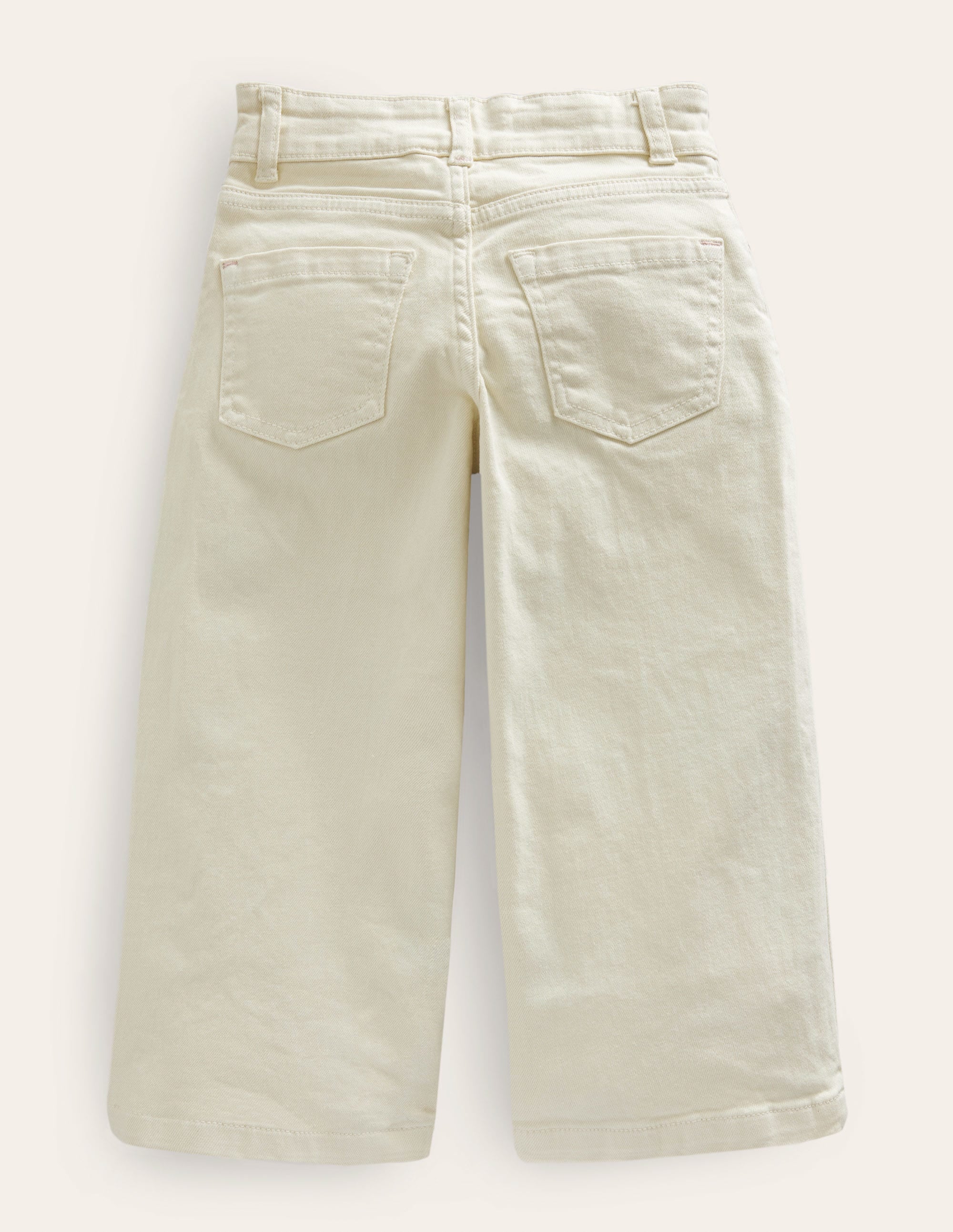 Jeans mit weitem Bein-Ecru - Image 2