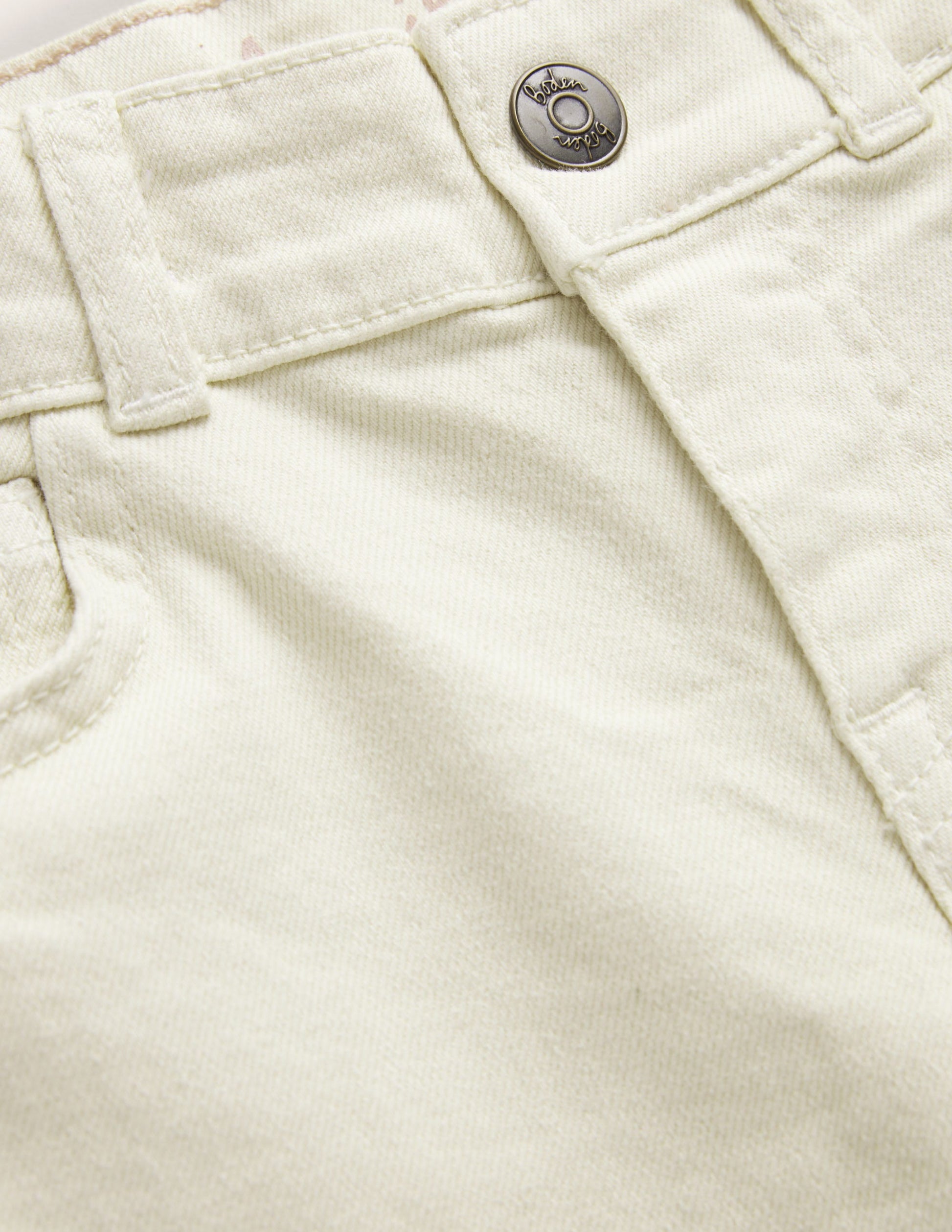 Jeans mit weitem Bein-Ecru-3