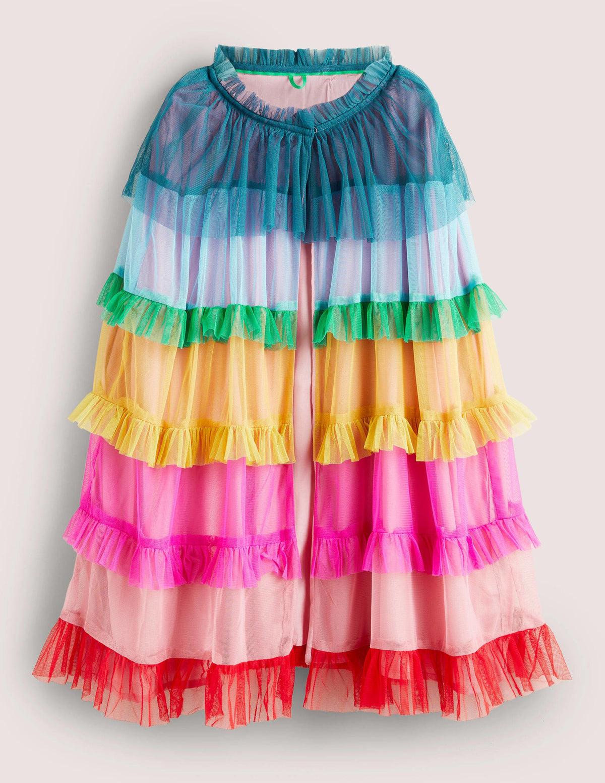 Tüll-Cape-Bunt, Regenbogen-1